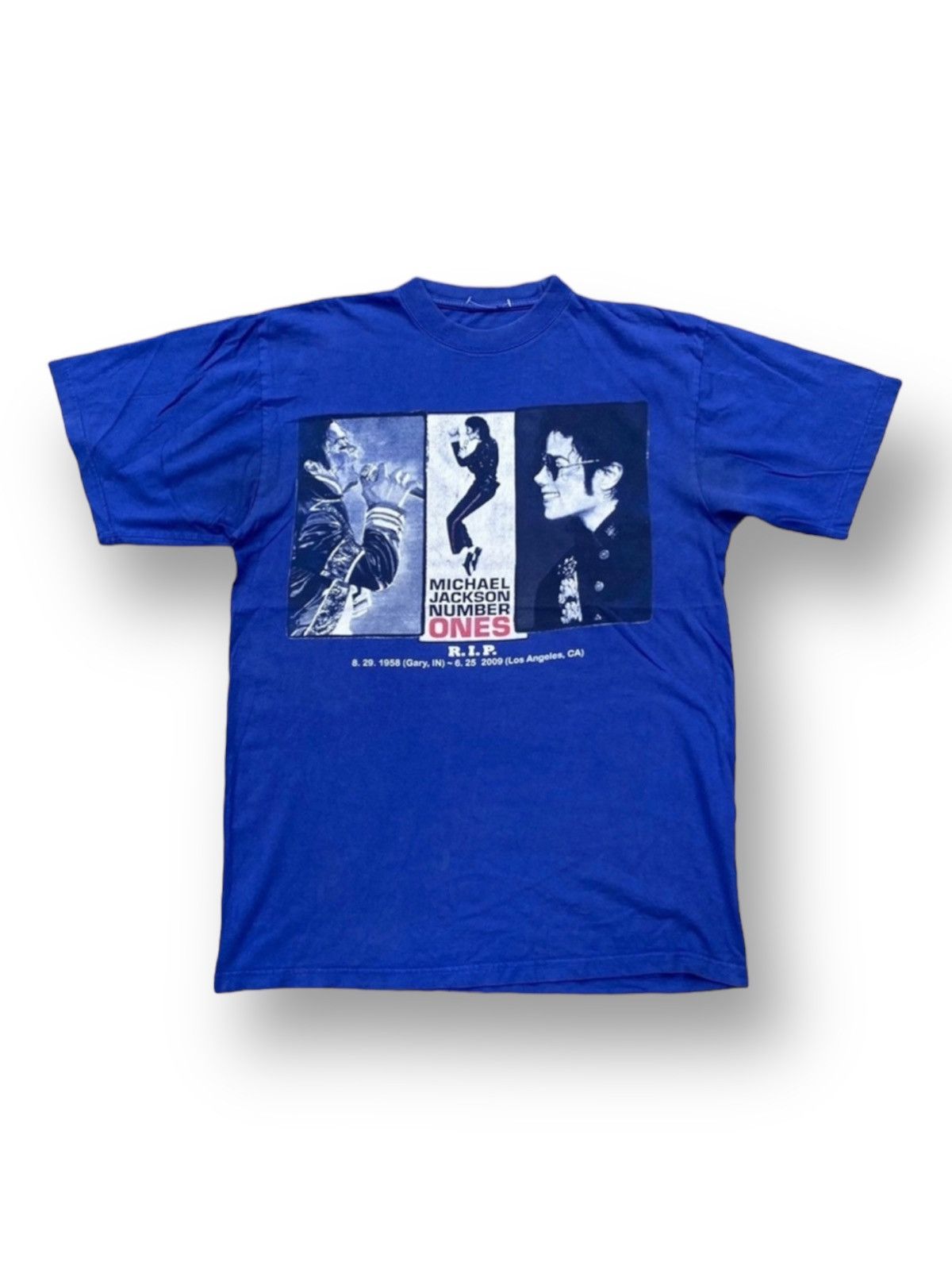 Michael Jackson × Rap Tees × Vintage Vintage Michael Jackson Number Ones Shirt. #N Size US XL / EU 56 / 4 - 1 Thumbnail