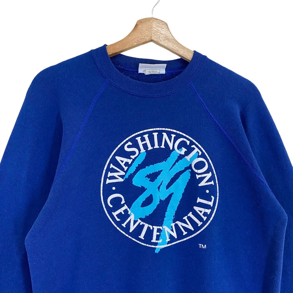 Vintage Vintage 90s Washington Centennial Crewneck Sweatshirt Size US M / EU 48-50 / 2 - 4 Thumbnail