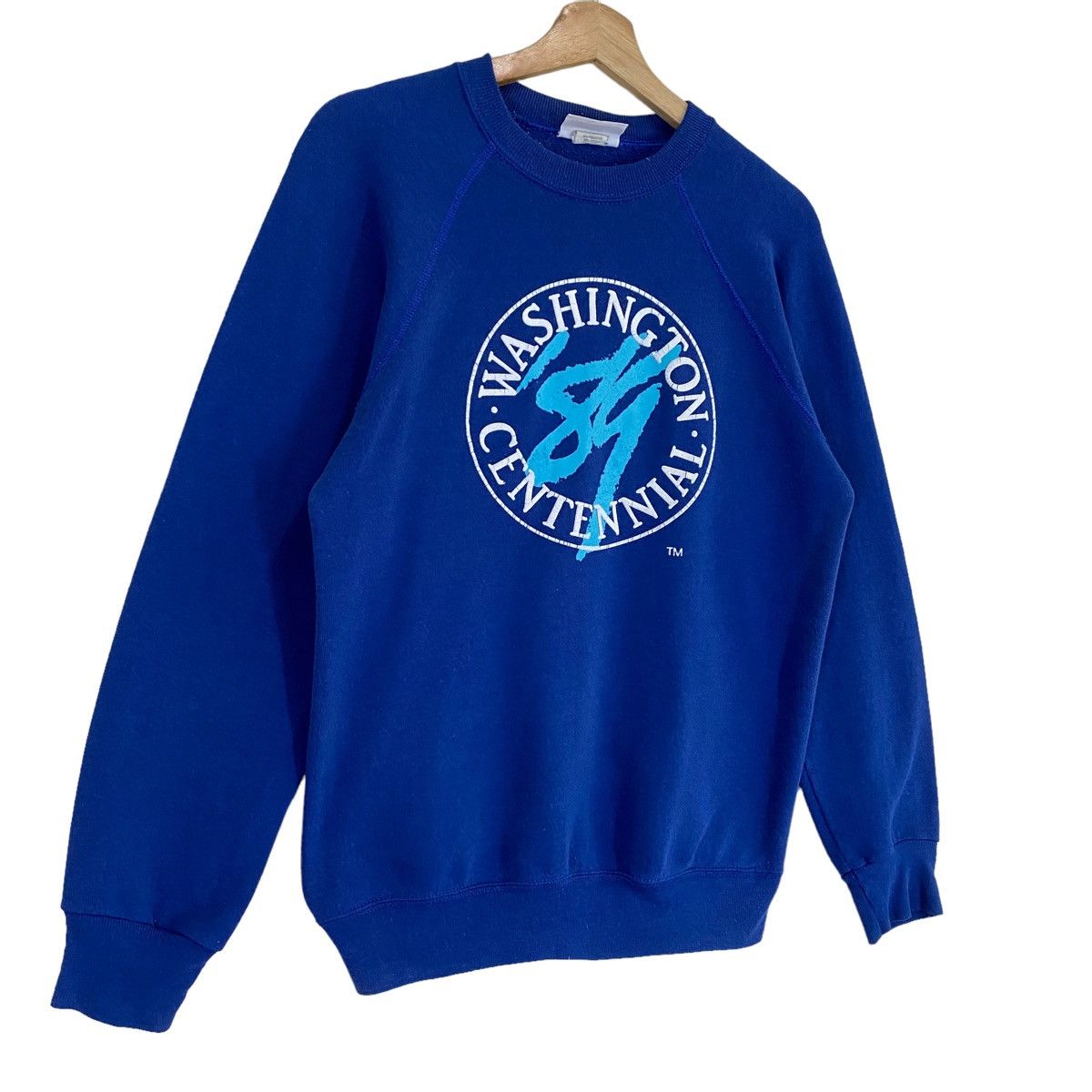 Vintage Vintage 90s Washington Centennial Crewneck Sweatshirt Size US M / EU 48-50 / 2 - 3 Thumbnail