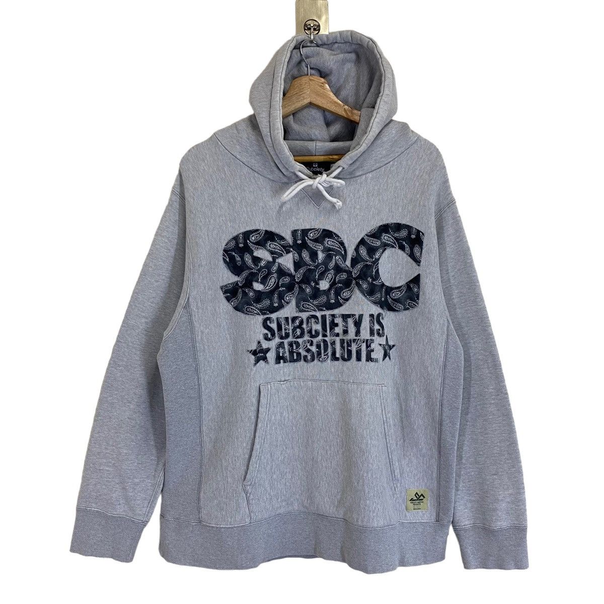 Japanese Brand Vintage 90s Subciety Is Absolute Pullover Hoodie Size M Size US M / EU 48-50 / 2 - 1 Thumbnail