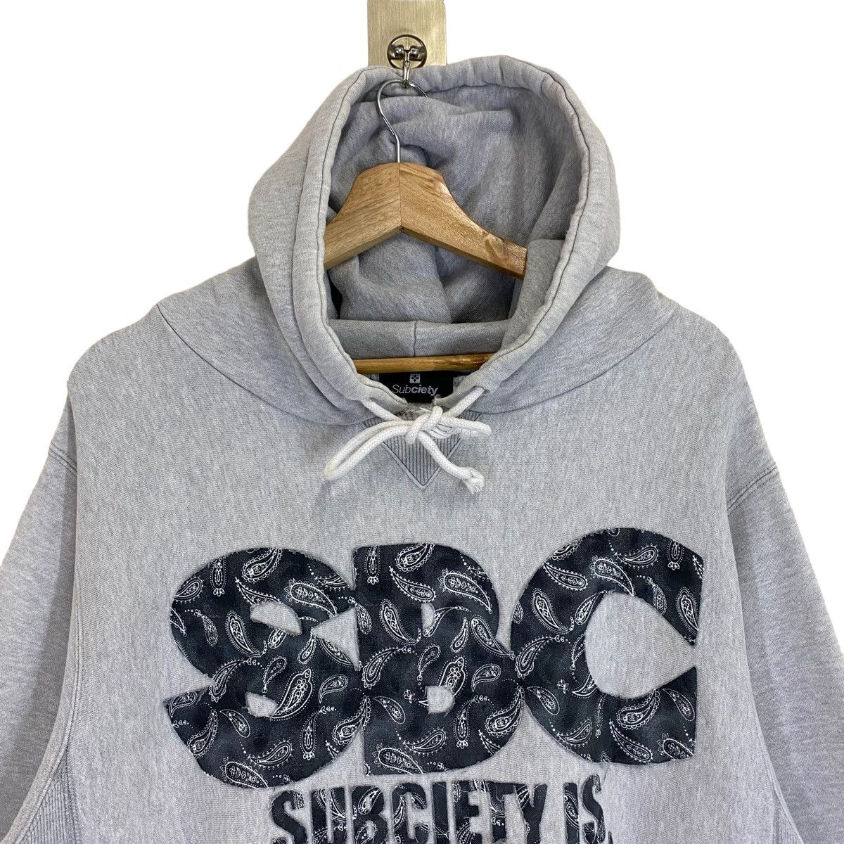 Japanese Brand Vintage 90s Subciety Is Absolute Pullover Hoodie Size M Size US M / EU 48-50 / 2 - 4 Thumbnail