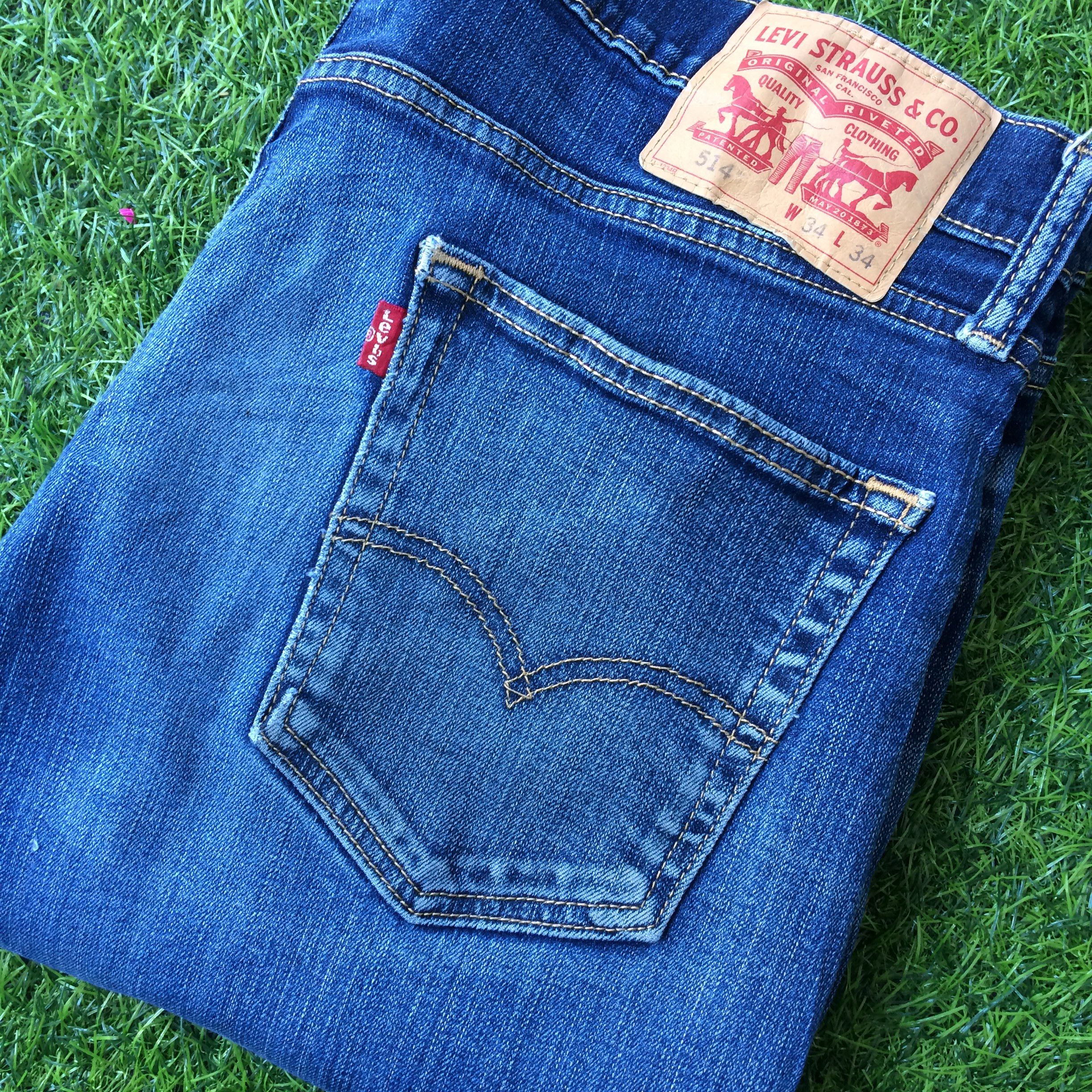 Levi's Vintage Distressed Levis 514 Jeans #B-393 Size US 33 - 9 Thumbnail