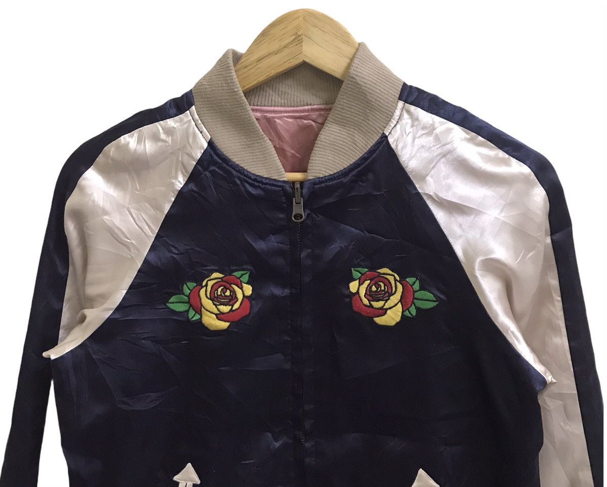 Japanese Brand Rodeo Crown Jesus Sukajan jacket motive floral Size XS / US 0-2 / IT 36-38 - 2 Thumbnail