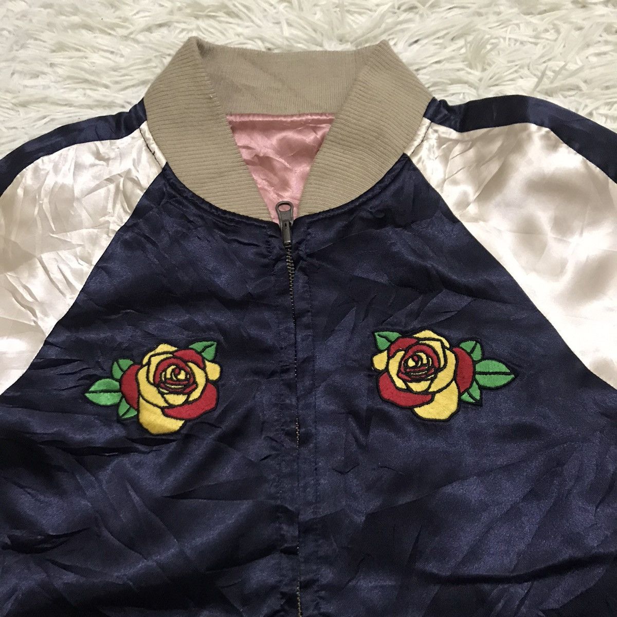 Japanese Brand Rodeo Crown Jesus Sukajan jacket motive floral Size XS / US 0-2 / IT 36-38 - 5 Thumbnail