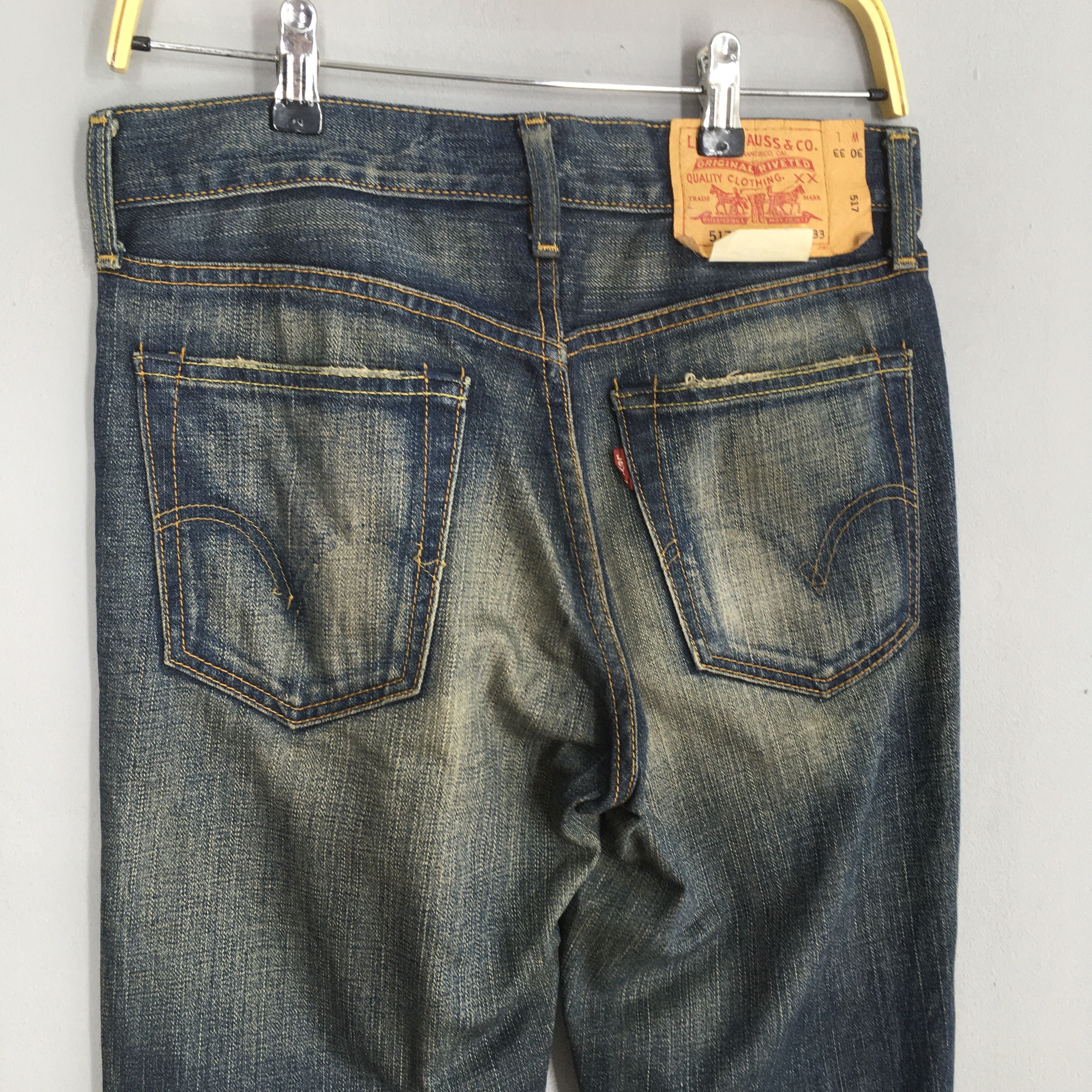 Jean Size 30x32 Vintage Levi's 517 Jeans Bootcut Flare Size US 30 / EU 46 - 21 Thumbnail