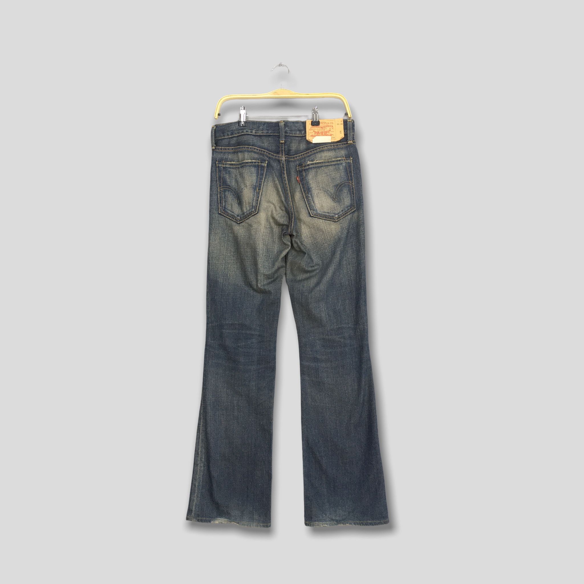 Jean Size 30x32 Vintage Levi's 517 Jeans Bootcut Flare Size US 30 / EU 46 - 14 Thumbnail