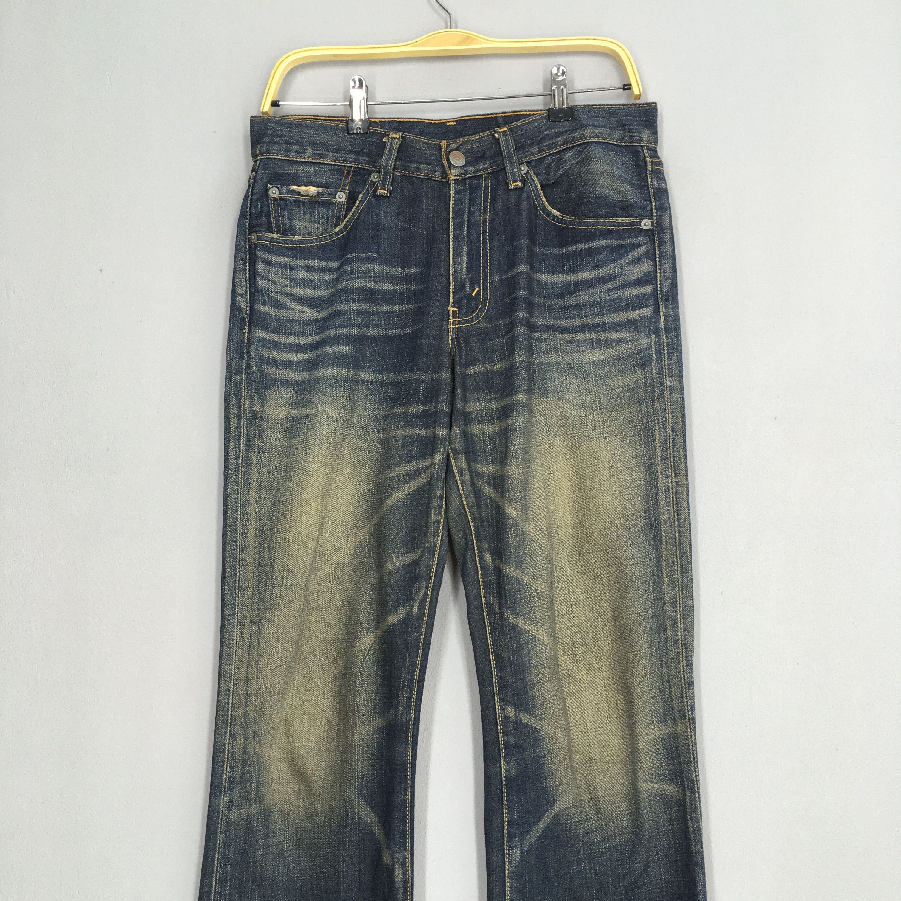 Jean Size 30x32 Vintage Levi's 517 Jeans Bootcut Flare Size US 30 / EU 46 - 2 Thumbnail
