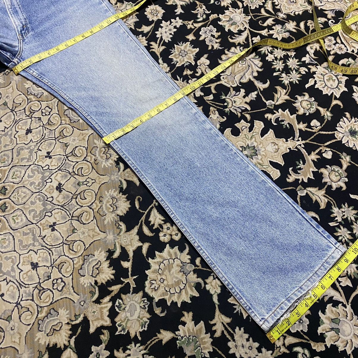 Levi's Vintage 90s Levis 517 Flare Jeans Lightwash 33x33 Made USA Size US 33 - 20 Thumbnail