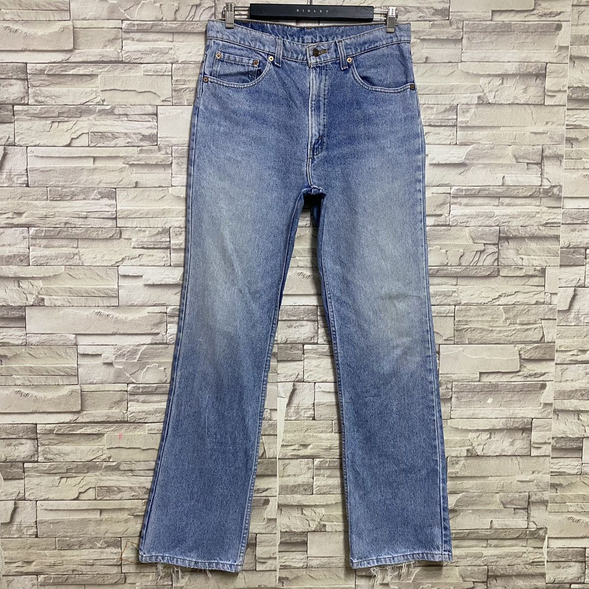 Levi's Vintage 90s Levis 517 Flare Jeans Lightwash 33x33 Made USA Size US 33 - 3 Thumbnail