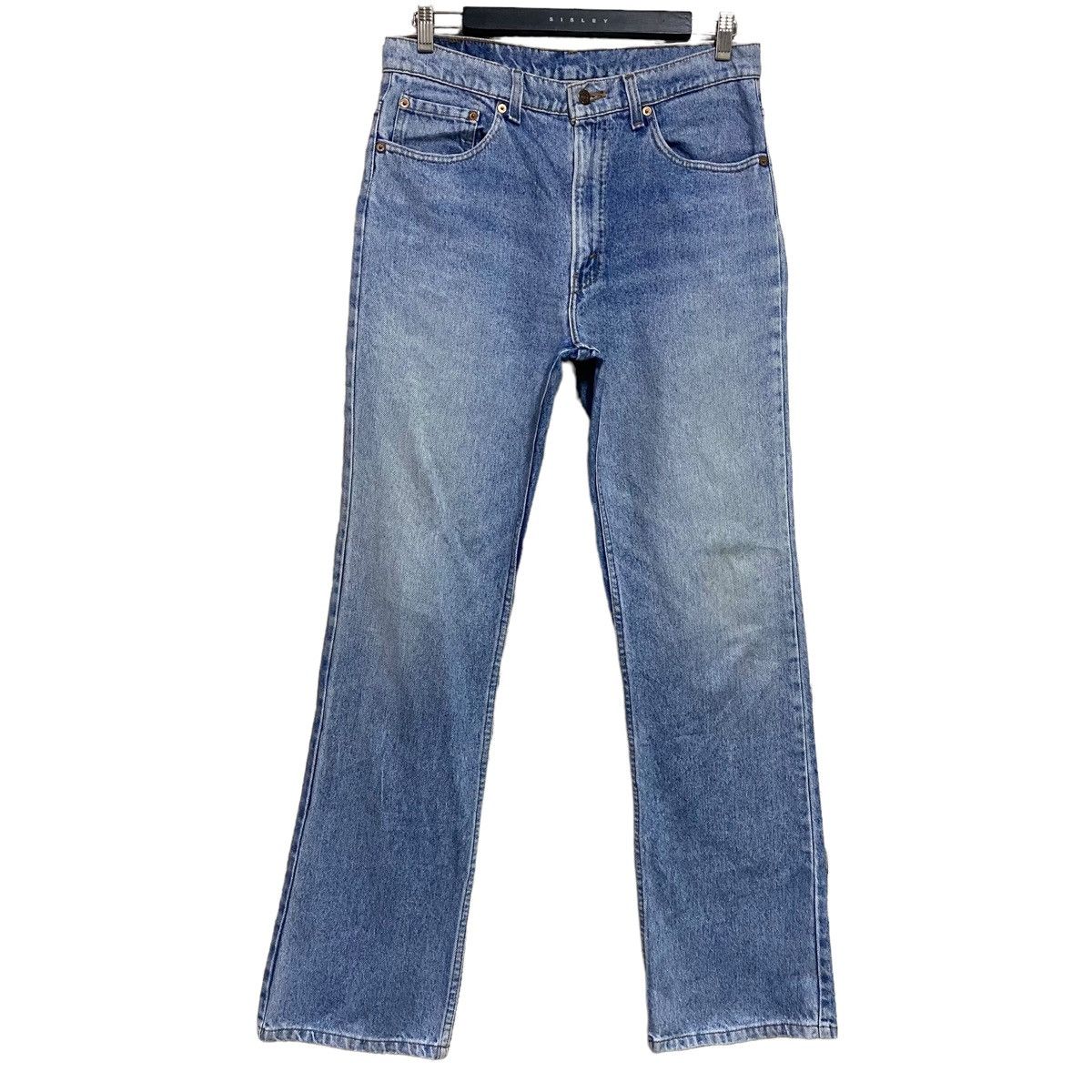 image of Hedi Slimane x Levis Vintage 90's Levis 517 Flare Jeans Lightwash 33X33 Made Usa in Blue, Men's