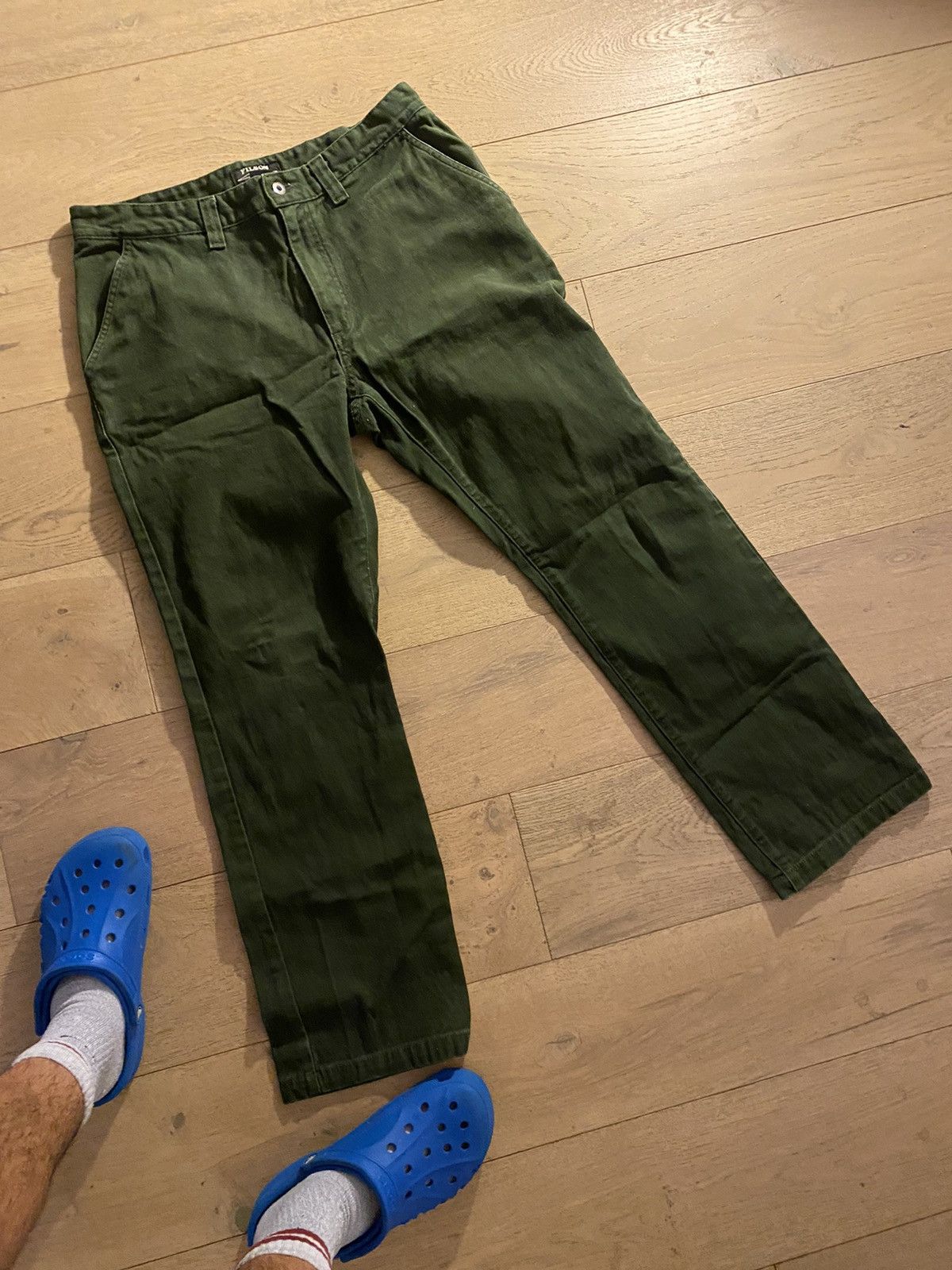 image of Filson Fenimore Burnishol Dark Green Pants Size 36, Men's