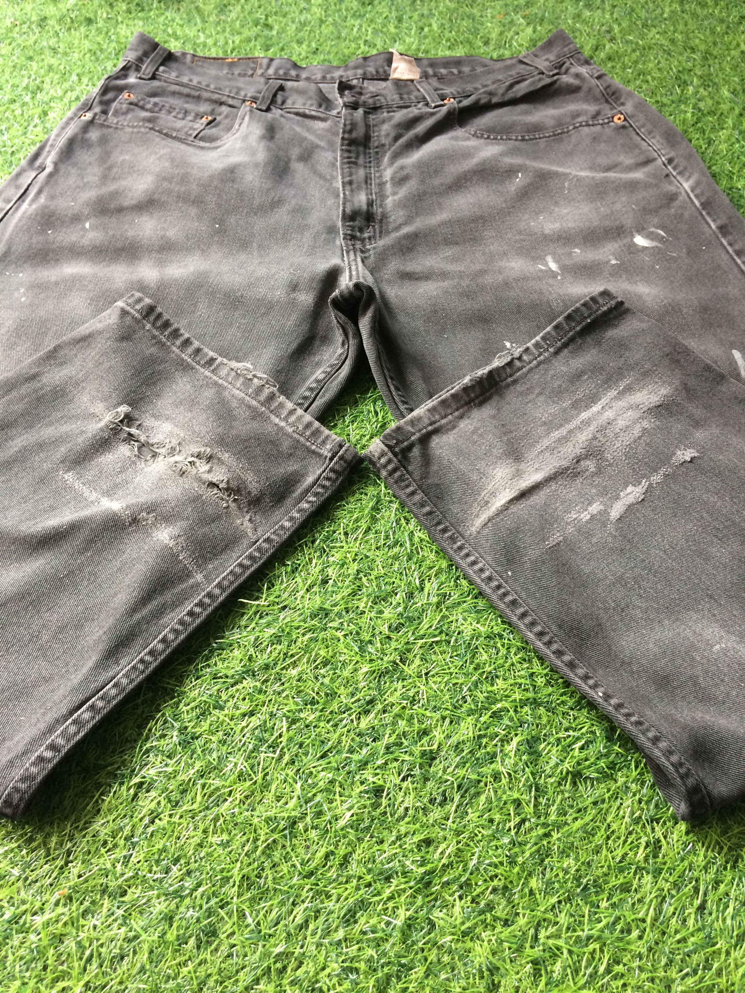 Levi's Distressed Levis 569 Paint Splatter Jeans #B-680 Size US 36 / EU 52 - 9 Thumbnail