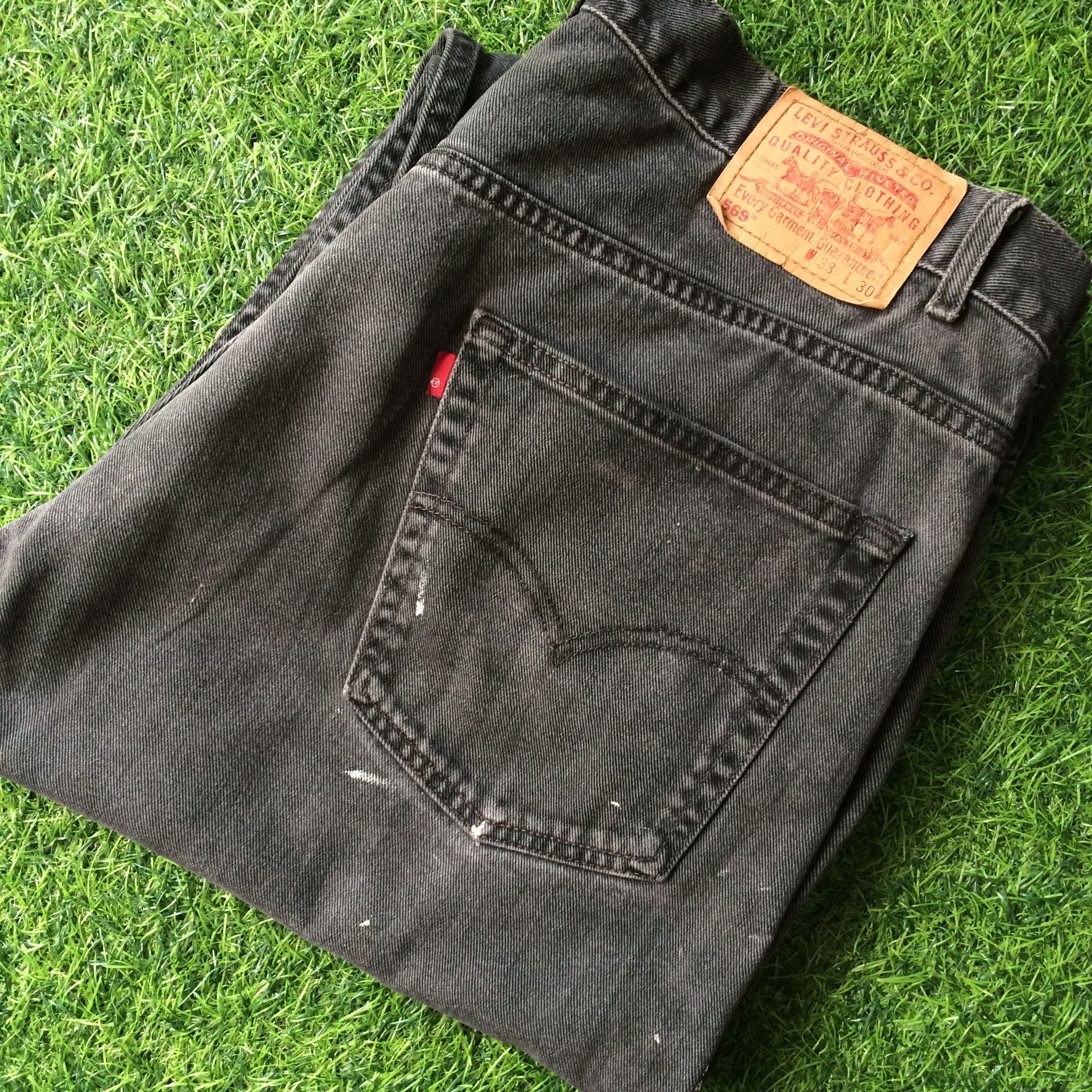 Levi's Distressed Levis 569 Paint Splatter Jeans #B-680 Size US 36 / EU 52 - 10 Thumbnail