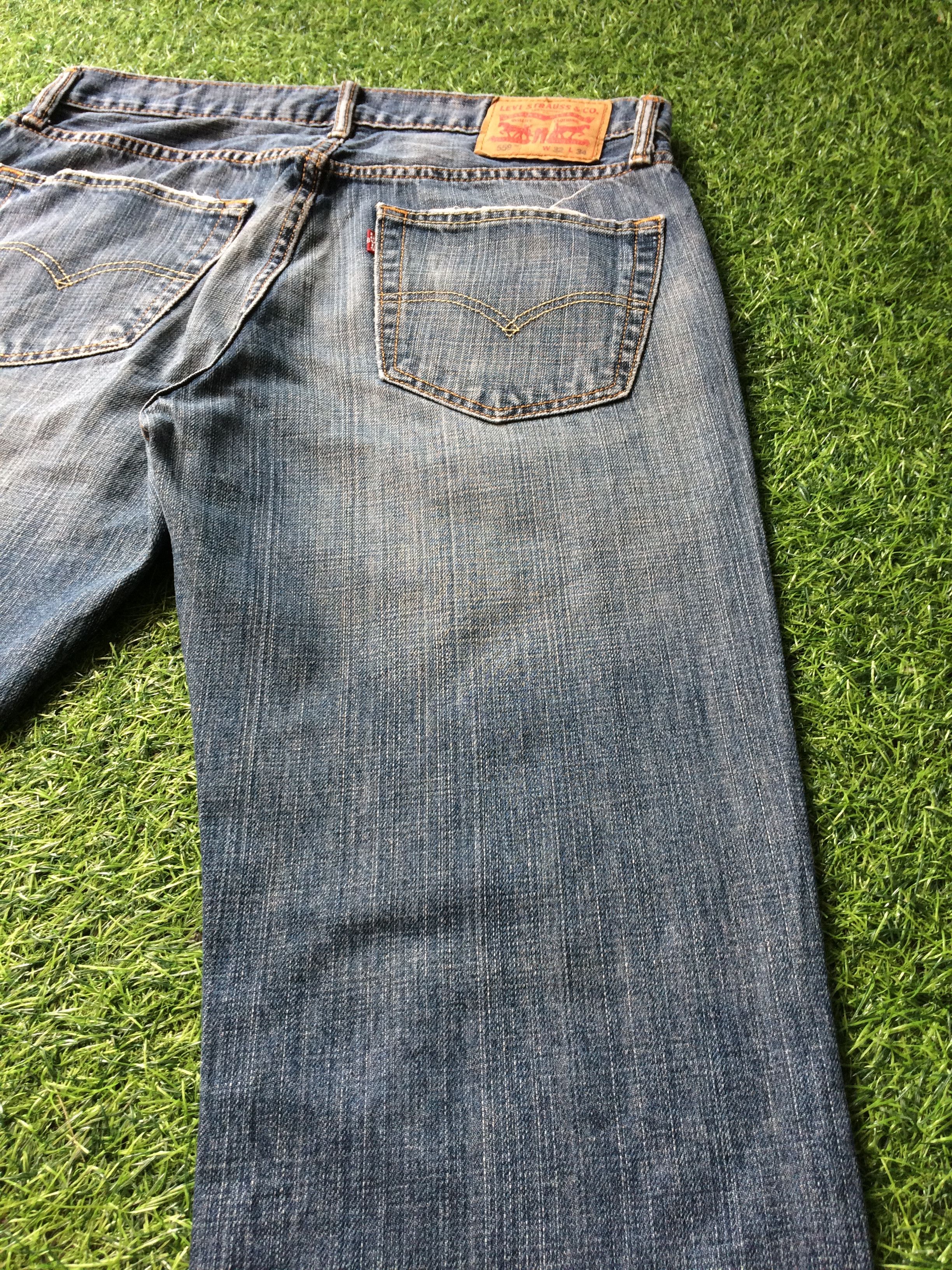 Levi's Vintage Distressed Levis 559 Jeans #B-659 Size US 33 - 8 Thumbnail