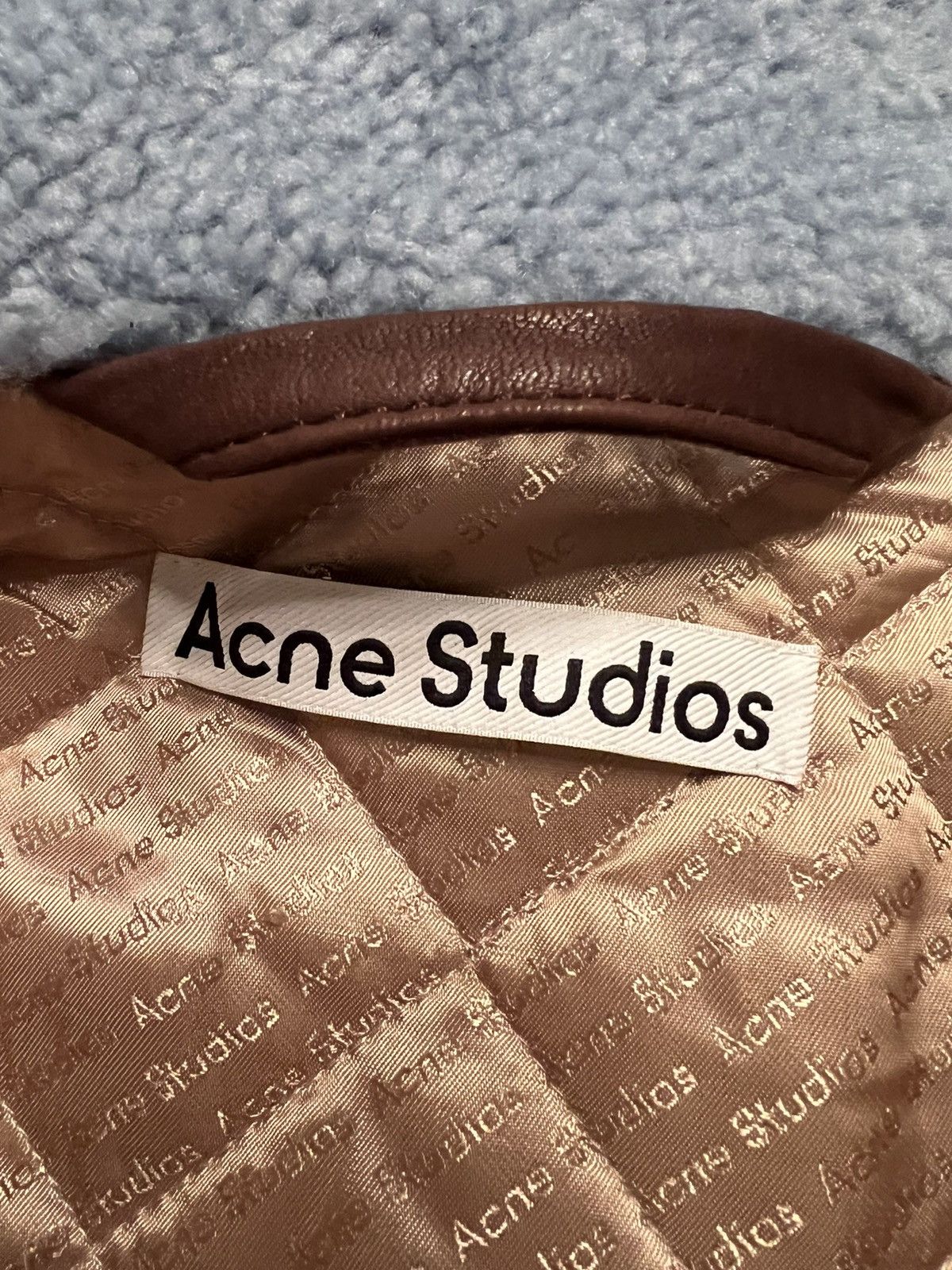 Acne Studios $3K NEW Brown Patchwork Goat Lamb Leather Shearling Jacket Size US M / EU 48-50 / 2 - 12 Thumbnail