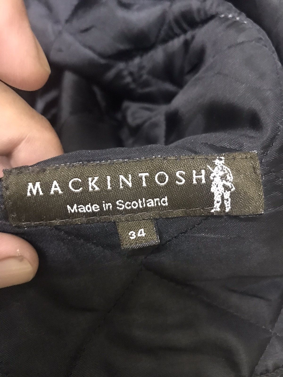 Designer × Mackintosh MACKINTOSH Double Breast Plaid Quilted Coat Size XXS / US 00 / IT 34 - 15 Thumbnail