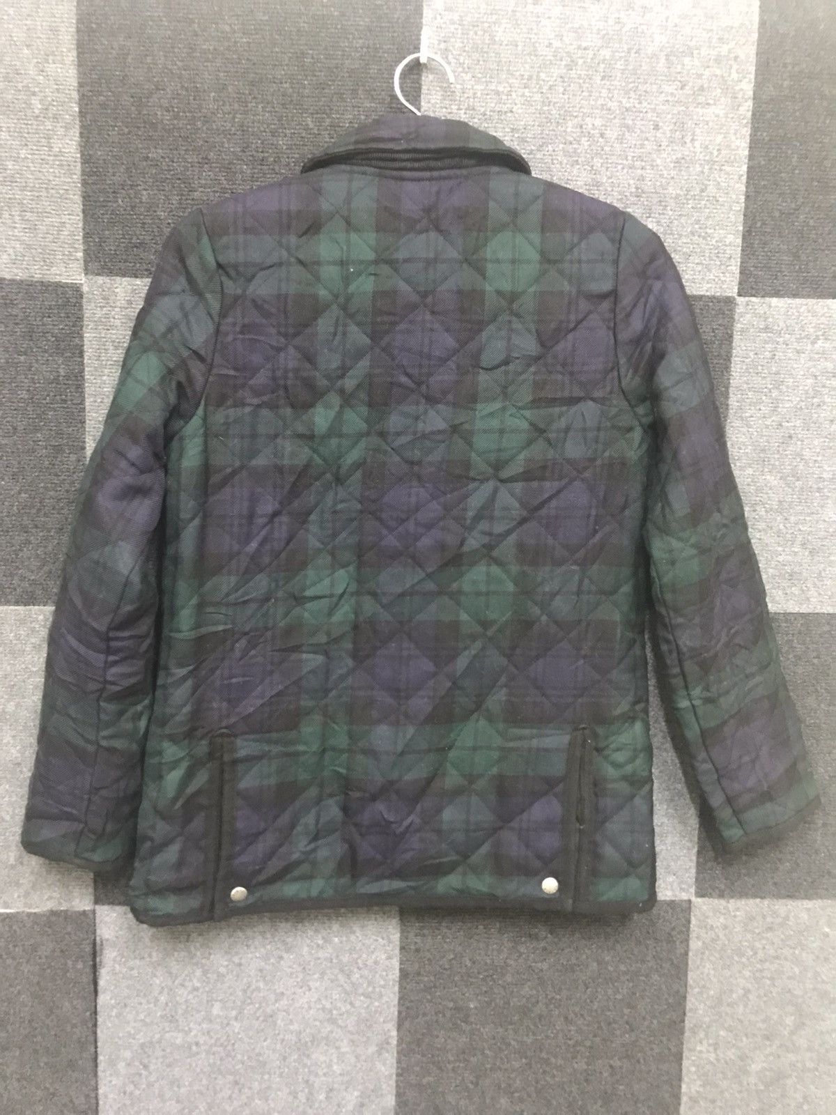 Designer × Mackintosh MACKINTOSH Double Breast Plaid Quilted Coat Size XXS / US 00 / IT 34 - 10 Thumbnail
