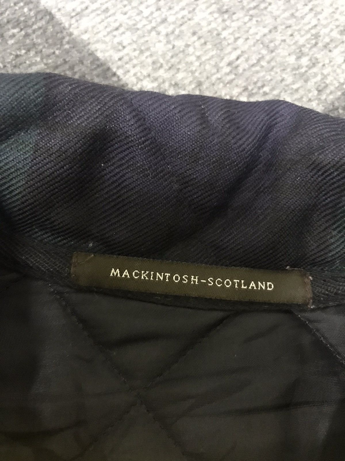 Designer × Mackintosh MACKINTOSH Double Breast Plaid Quilted Coat Size XXS / US 00 / IT 34 - 14 Thumbnail