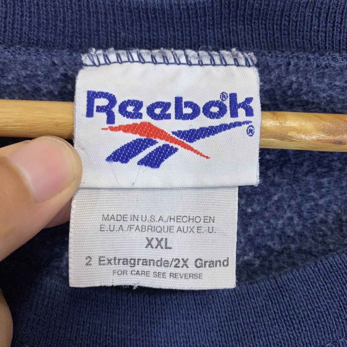 Reebok × Vintage Vintage 90’s Reebok Small Logo Halfzip Crewneck Sweatshirt Size US L / EU 52-54 / 3 - 10 Thumbnail