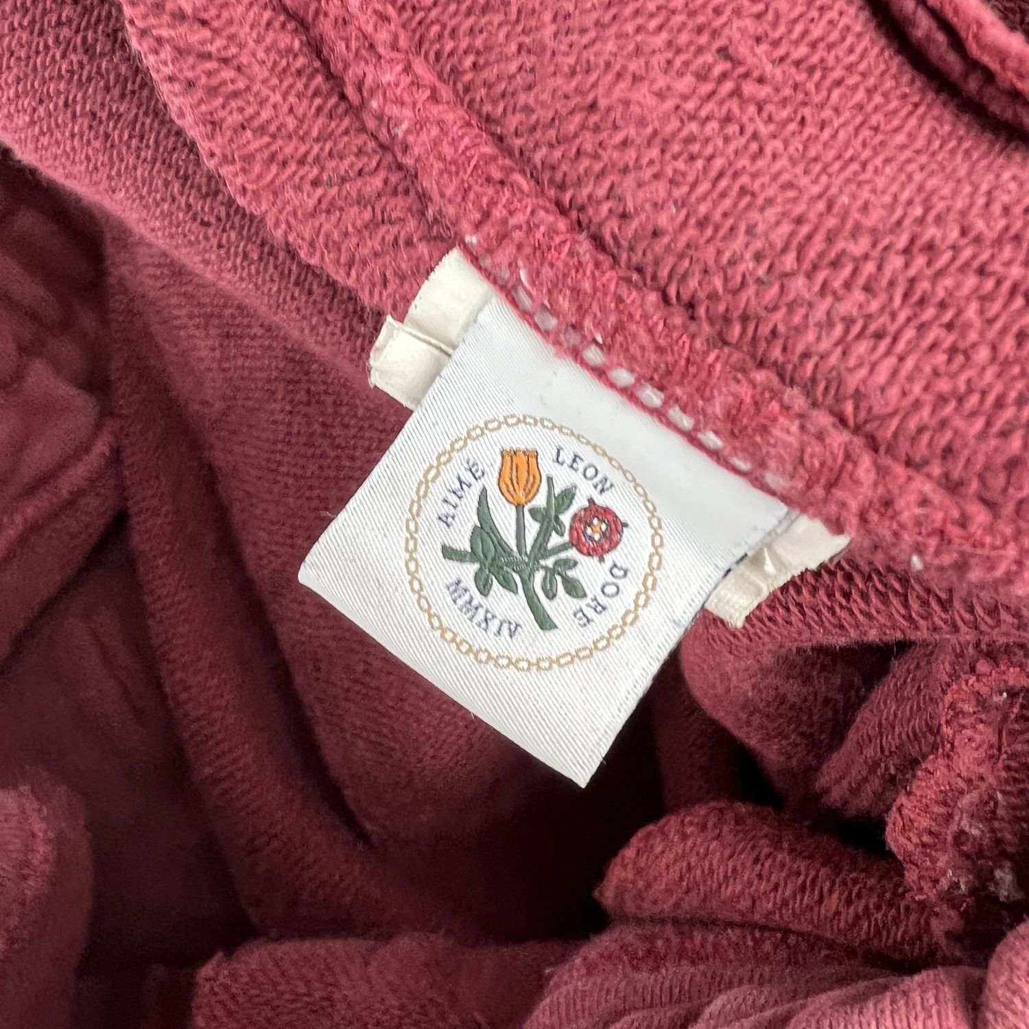 Aime Leon Dore Aime Leon Dore Burgundy Logo Sweatpants Size US 30 / EU 46 - 5 Thumbnail