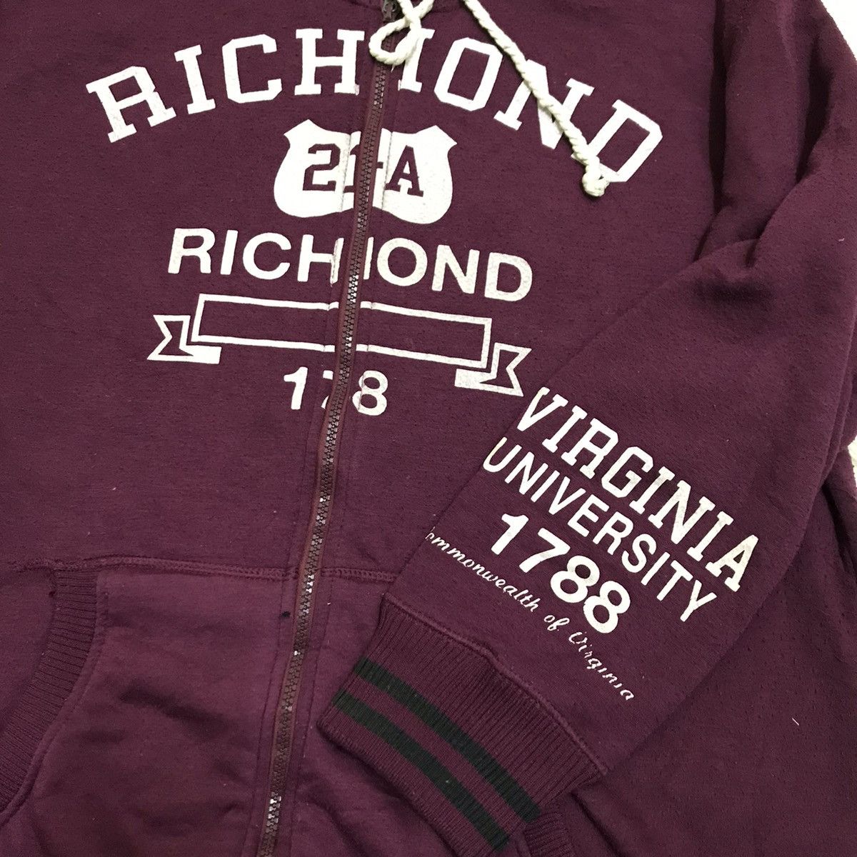 Japanese Brand Virginia university hoodie Size US XL / EU 56 / 4 - 7 Thumbnail