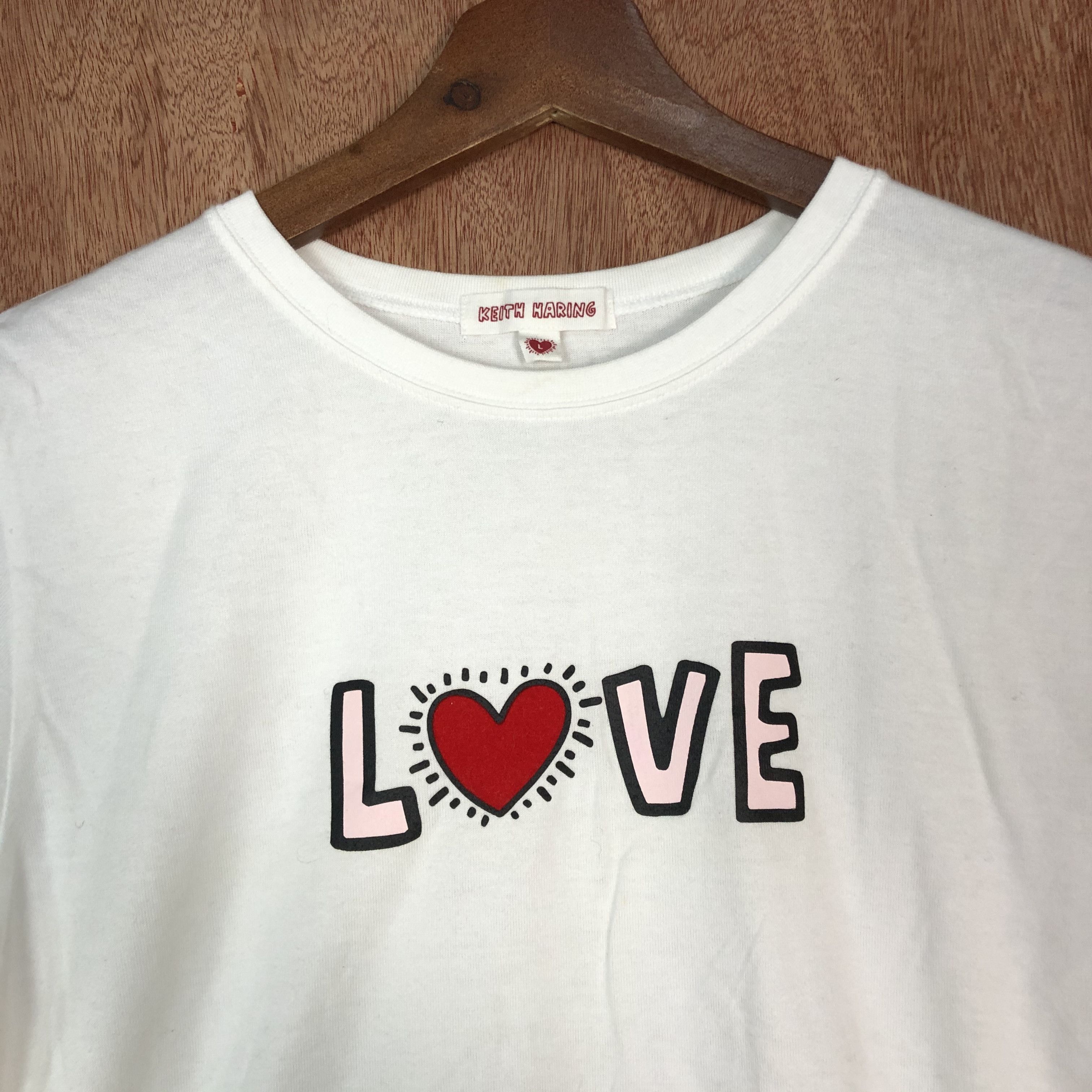 Keith Haring Love Uniqlo X Keith Haring White T-shirt #6140 Size US S / EU 44-46 / 1 - 6 Thumbnail