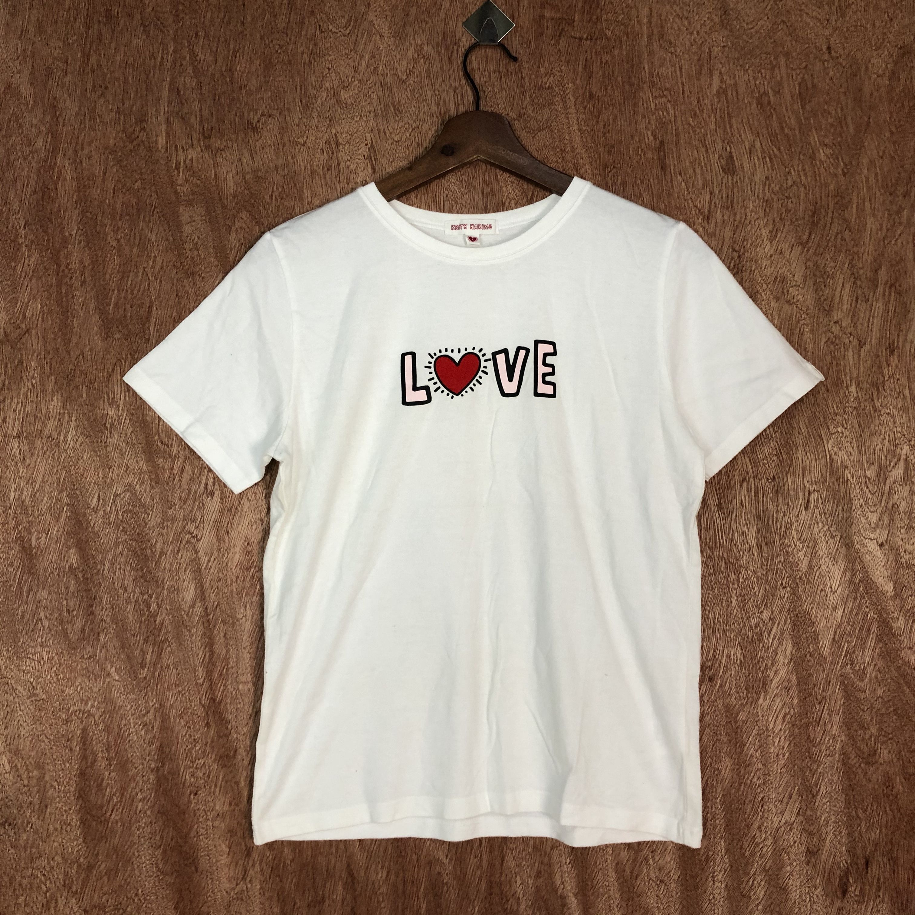 Keith Haring Love Uniqlo X Keith Haring White T-shirt #6140 Size US S / EU 44-46 / 1 - 1 Thumbnail