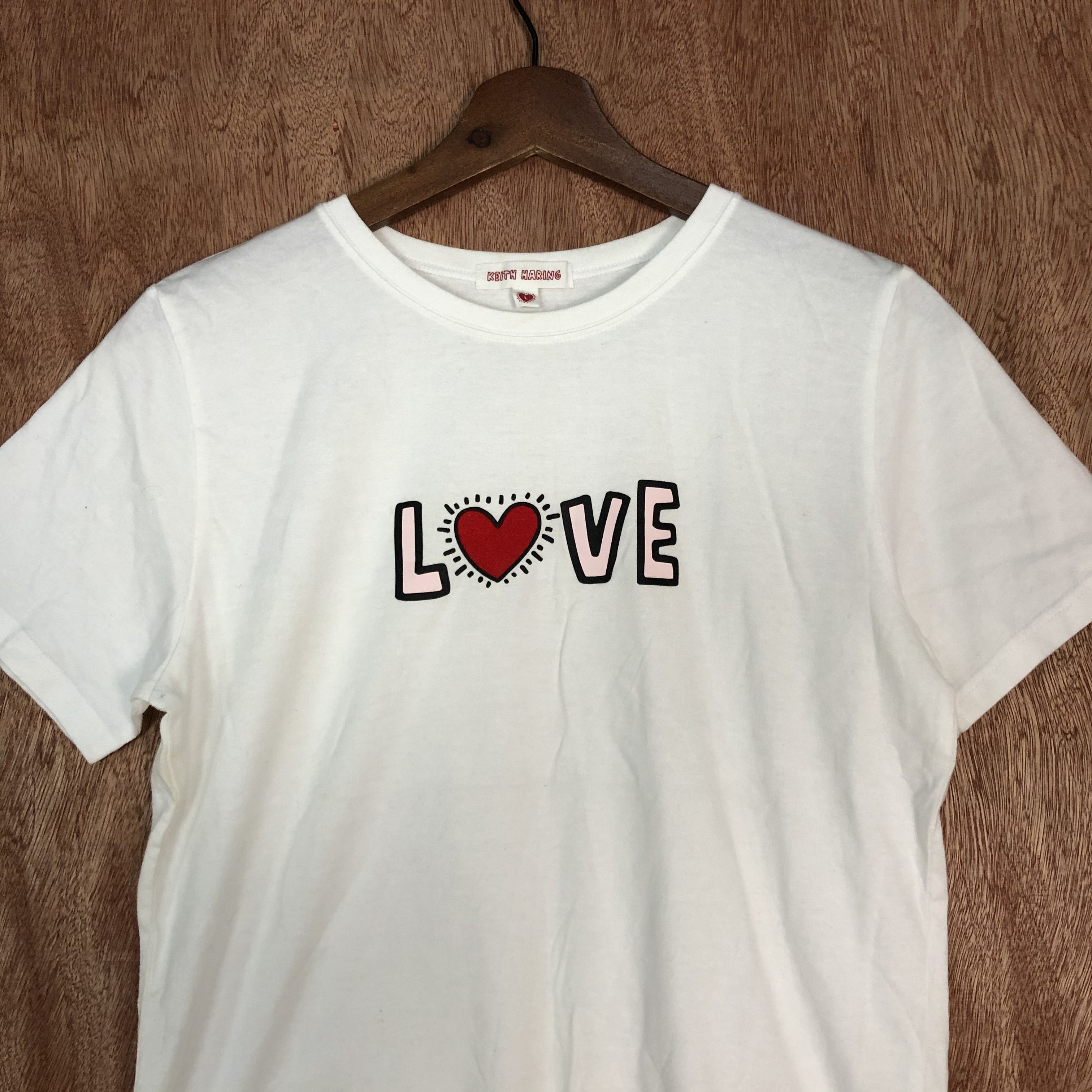 Keith Haring Love Uniqlo X Keith Haring White T-shirt #6140 Size US S / EU 44-46 / 1 - 2 Thumbnail
