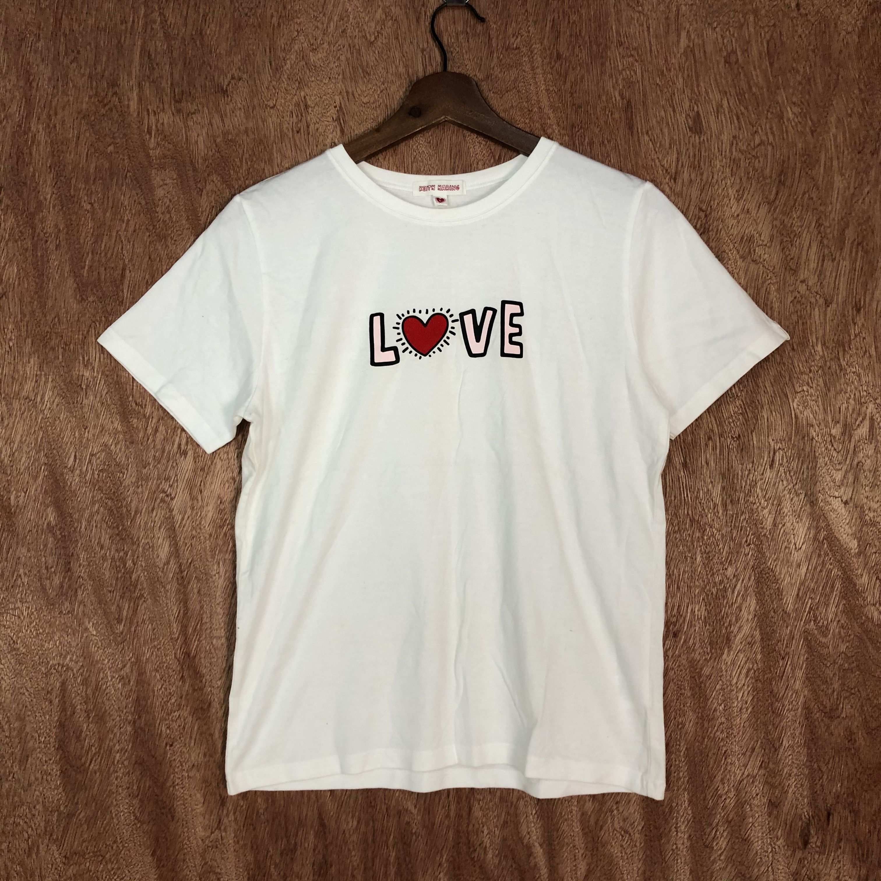 Keith Haring Love Uniqlo X Keith Haring White T-shirt #6140 Size US S / EU 44-46 / 1 - 3 Thumbnail