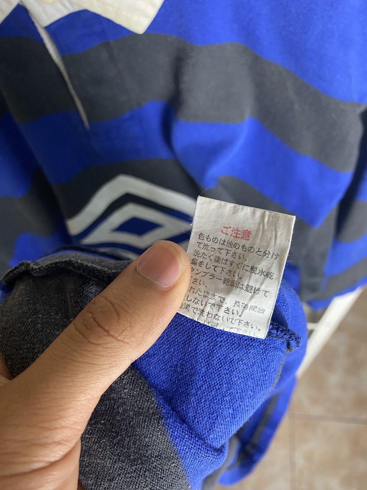 Umbro Vintage Umbro Stripe Rugby Polos SLIGHTLY FADED❗️ Size US M / EU 48-50 / 2 - 9 Thumbnail