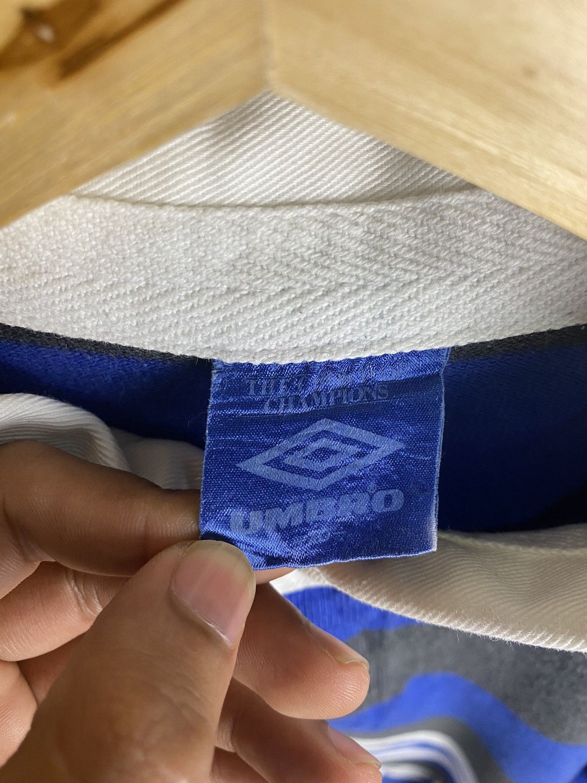 Umbro Vintage Umbro Stripe Rugby Polos SLIGHTLY FADED❗️ Size US M / EU 48-50 / 2 - 7 Thumbnail