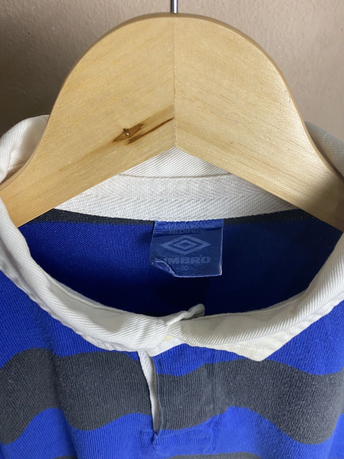 Umbro Vintage Umbro Stripe Rugby Polos SLIGHTLY FADED❗️ Size US M / EU 48-50 / 2 - 6 Thumbnail
