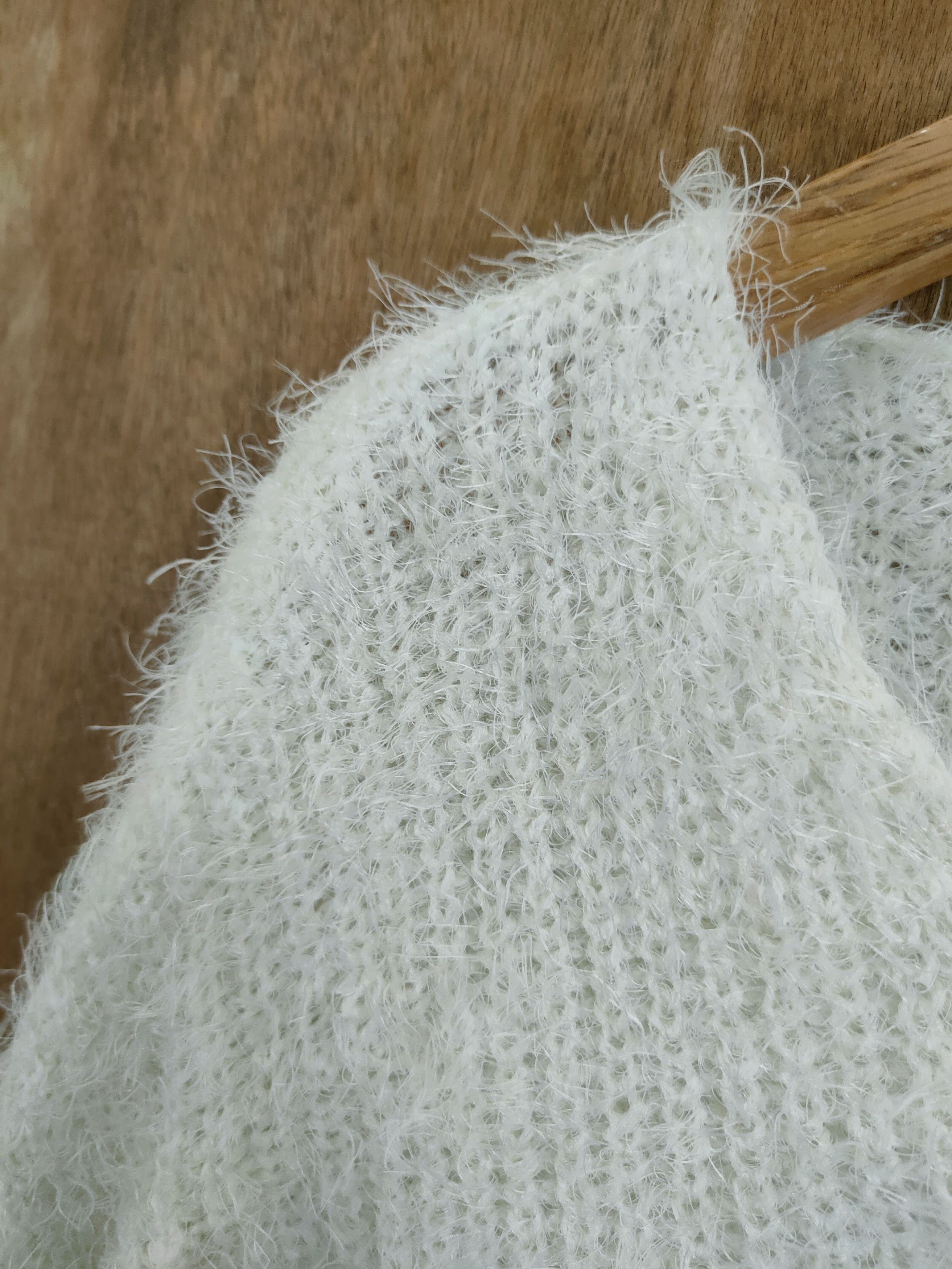 Japanese Brand D Emsexcity mohair shag shaggy fur soft knitwear #46-1000 Size US M / EU 48-50 / 2 - 5 Thumbnail