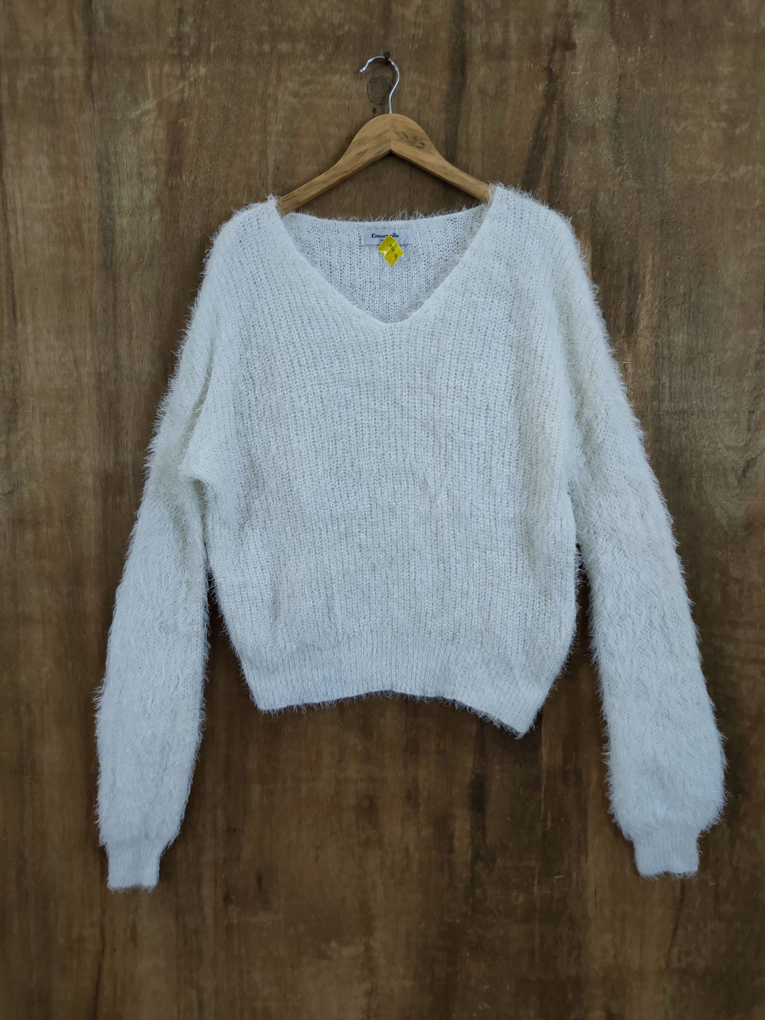 Japanese Brand D Emsexcity mohair shag shaggy fur soft knitwear #46-1000 Size US M / EU 48-50 / 2 - 1 Thumbnail