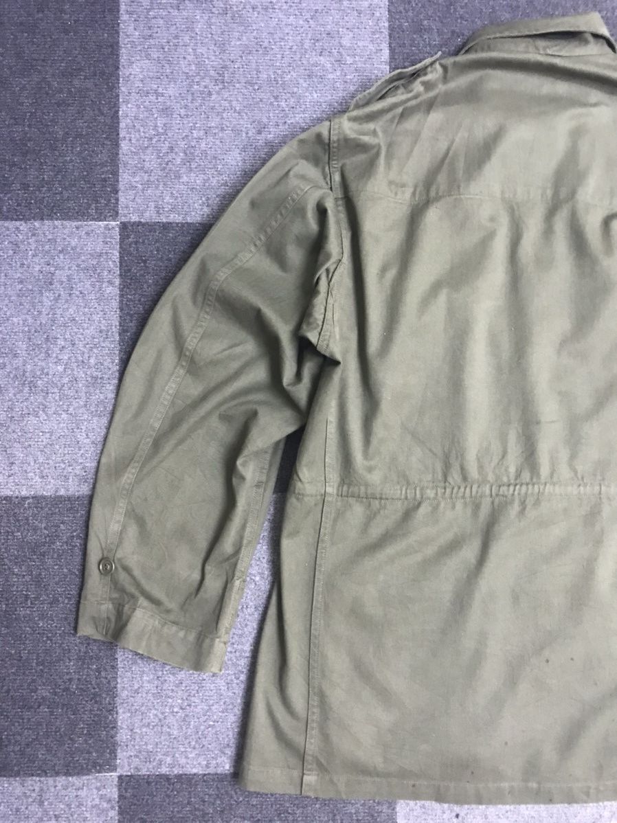 Vintage Vintage 70s Real Issue French HBT Fabric Military Jacket Size US M / EU 48-50 / 2 - 12 Thumbnail