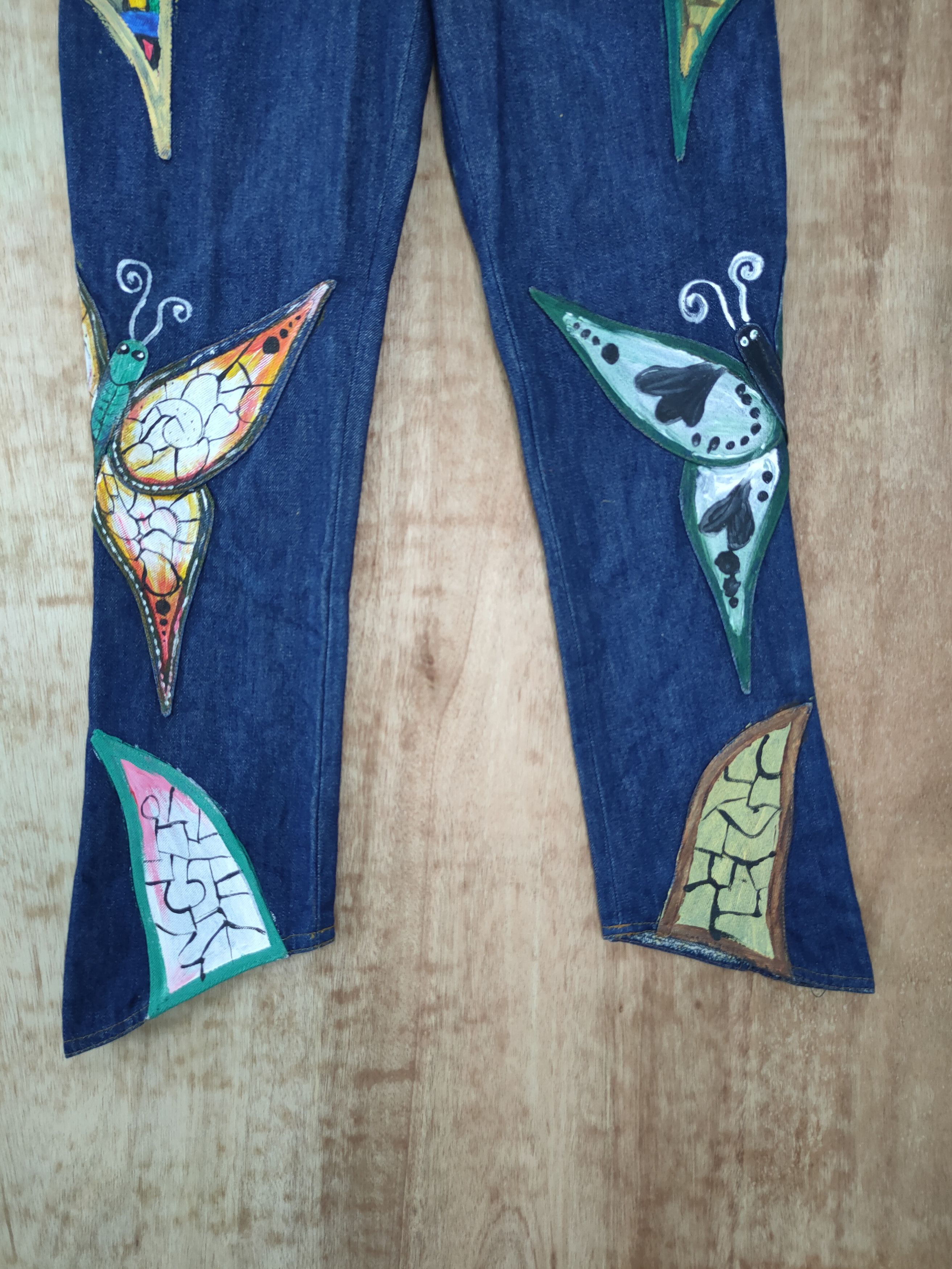 Dolce & Gabbana DL Dolce & Gabbana denim reworked reconstruct custom #1008T Size 27" / US 4 / IT 40 - 2 Thumbnail