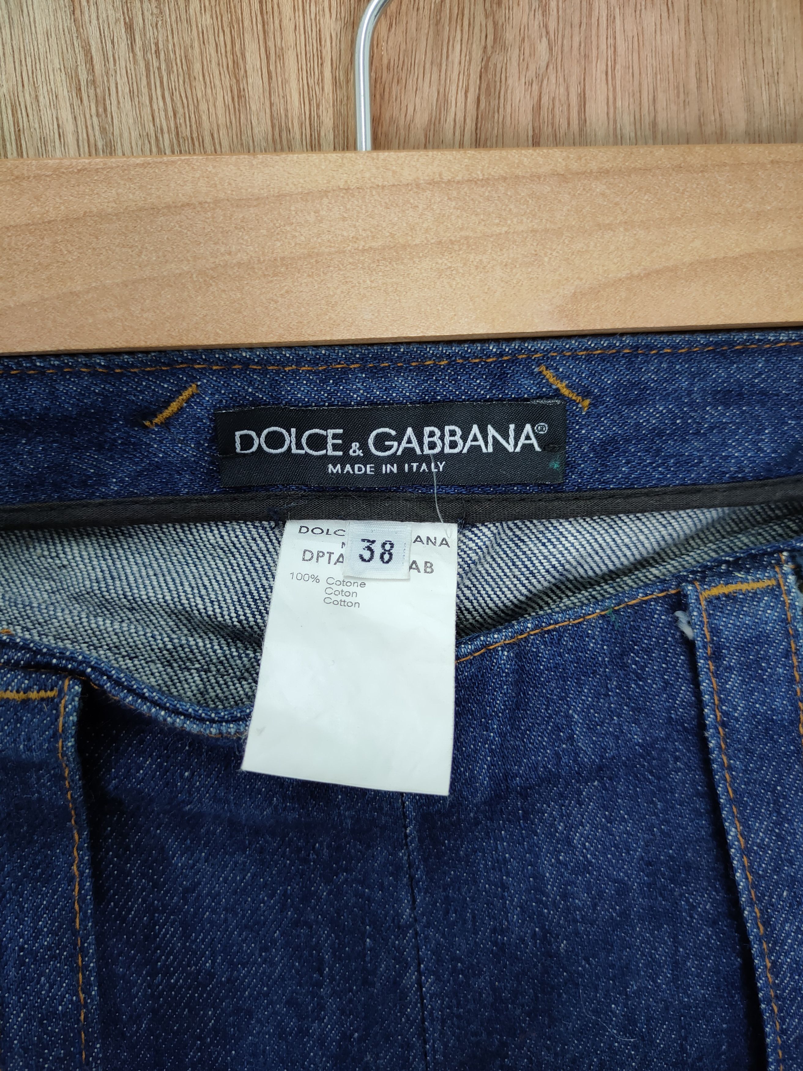 Dolce & Gabbana DL Dolce & Gabbana denim reworked reconstruct custom #1008T Size 27" / US 4 / IT 40 - 10 Thumbnail