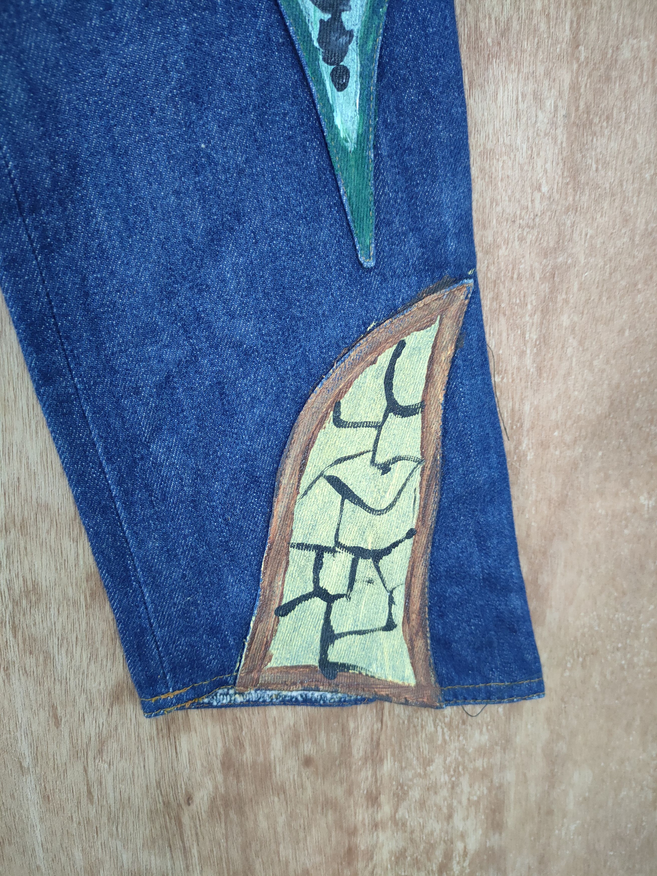 Dolce & Gabbana DL Dolce & Gabbana denim reworked reconstruct custom #1008T Size 27" / US 4 / IT 40 - 8 Thumbnail