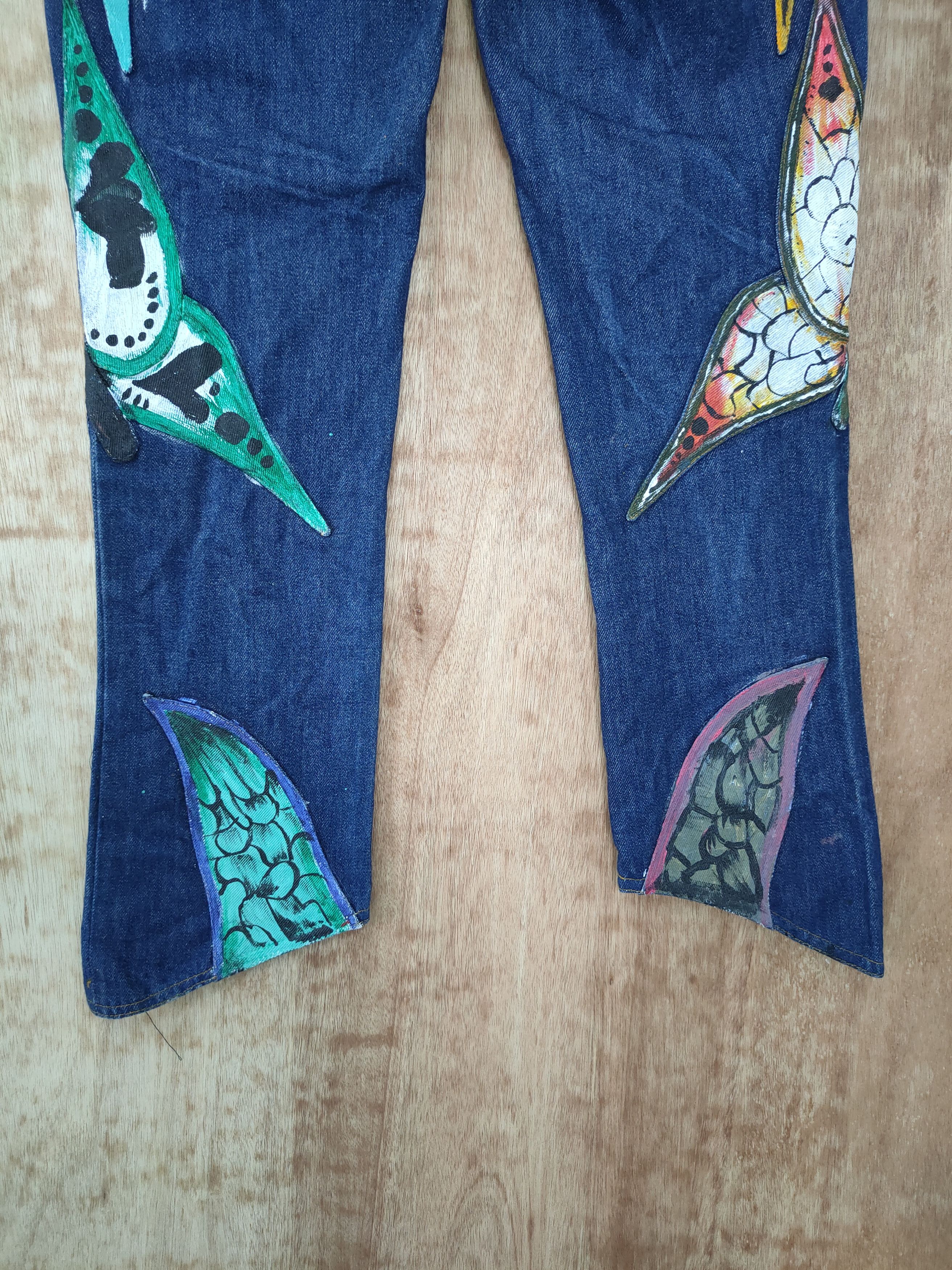 Dolce & Gabbana DL Dolce & Gabbana denim reworked reconstruct custom #1008T Size 27" / US 4 / IT 40 - 13 Thumbnail