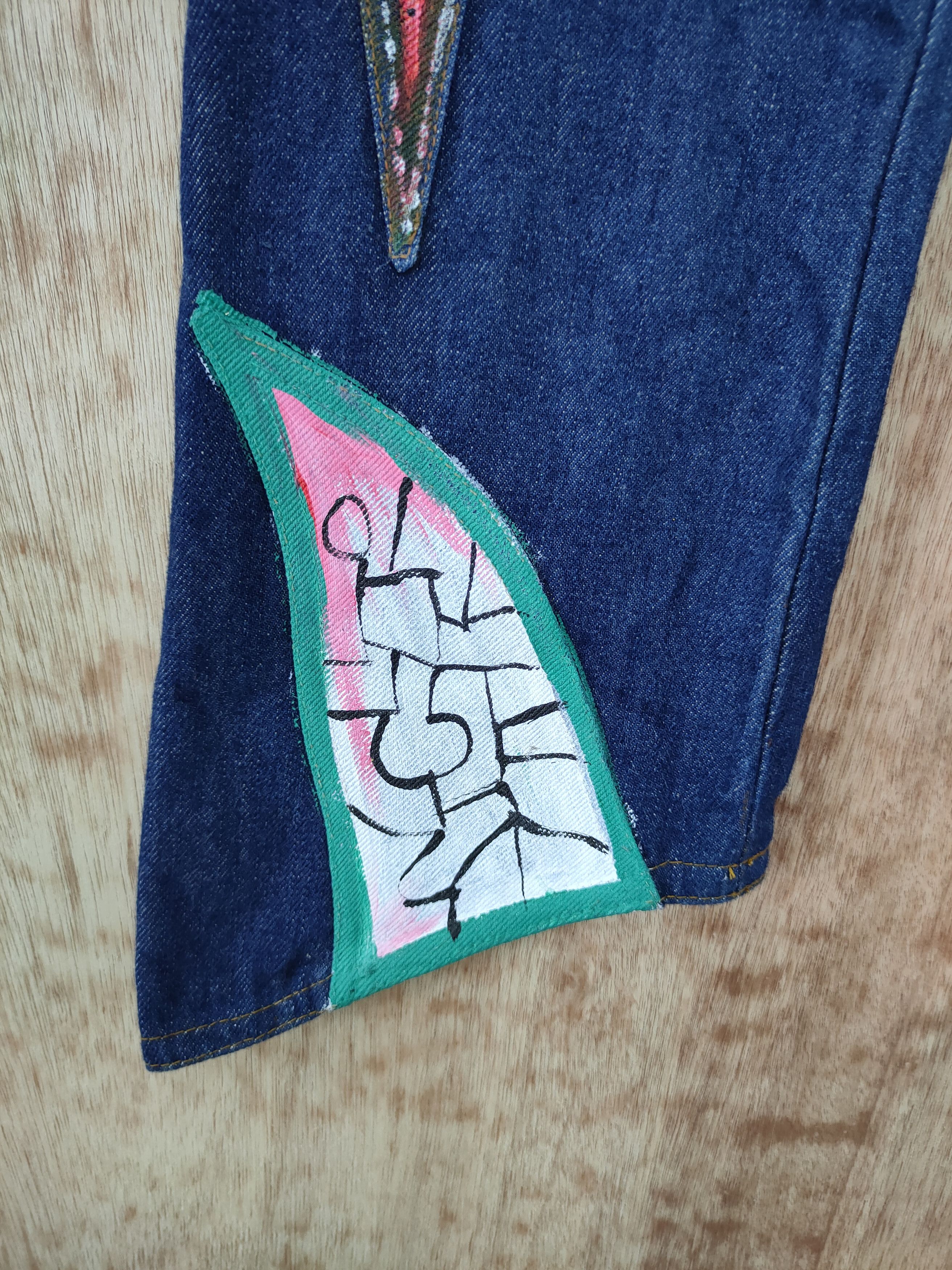 Dolce & Gabbana DL Dolce & Gabbana denim reworked reconstruct custom #1008T Size 27" / US 4 / IT 40 - 7 Thumbnail