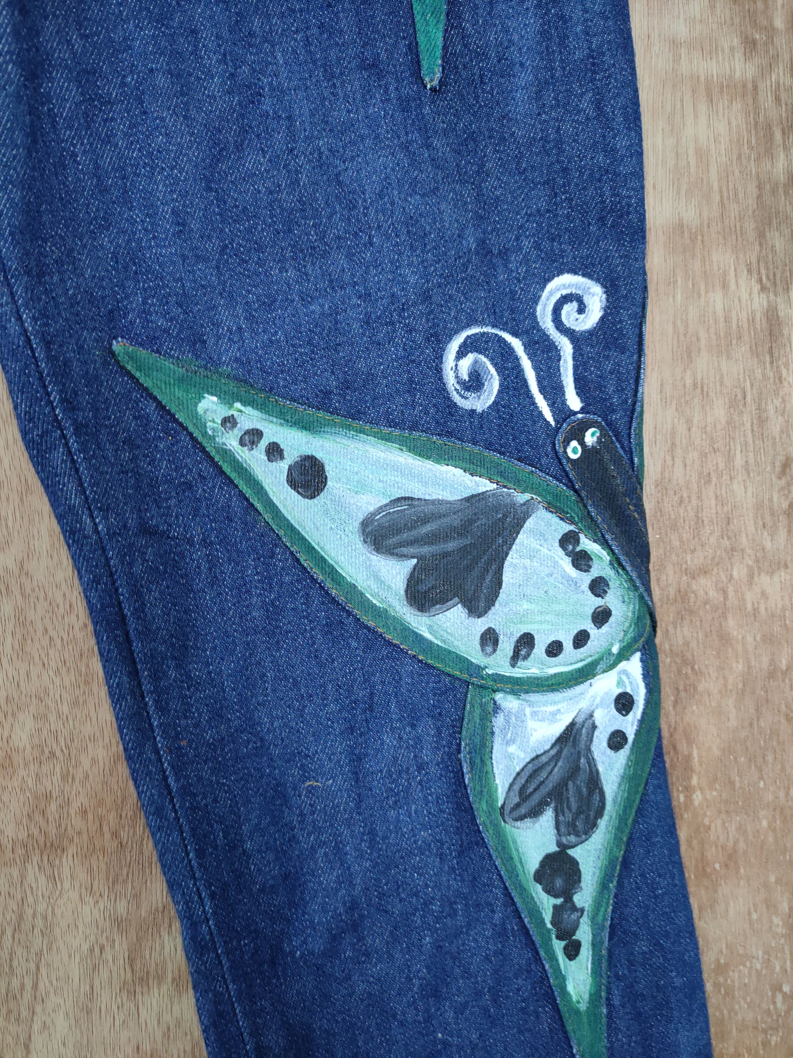 Dolce & Gabbana DL Dolce & Gabbana denim reworked reconstruct custom #1008T Size 27" / US 4 / IT 40 - 9 Thumbnail