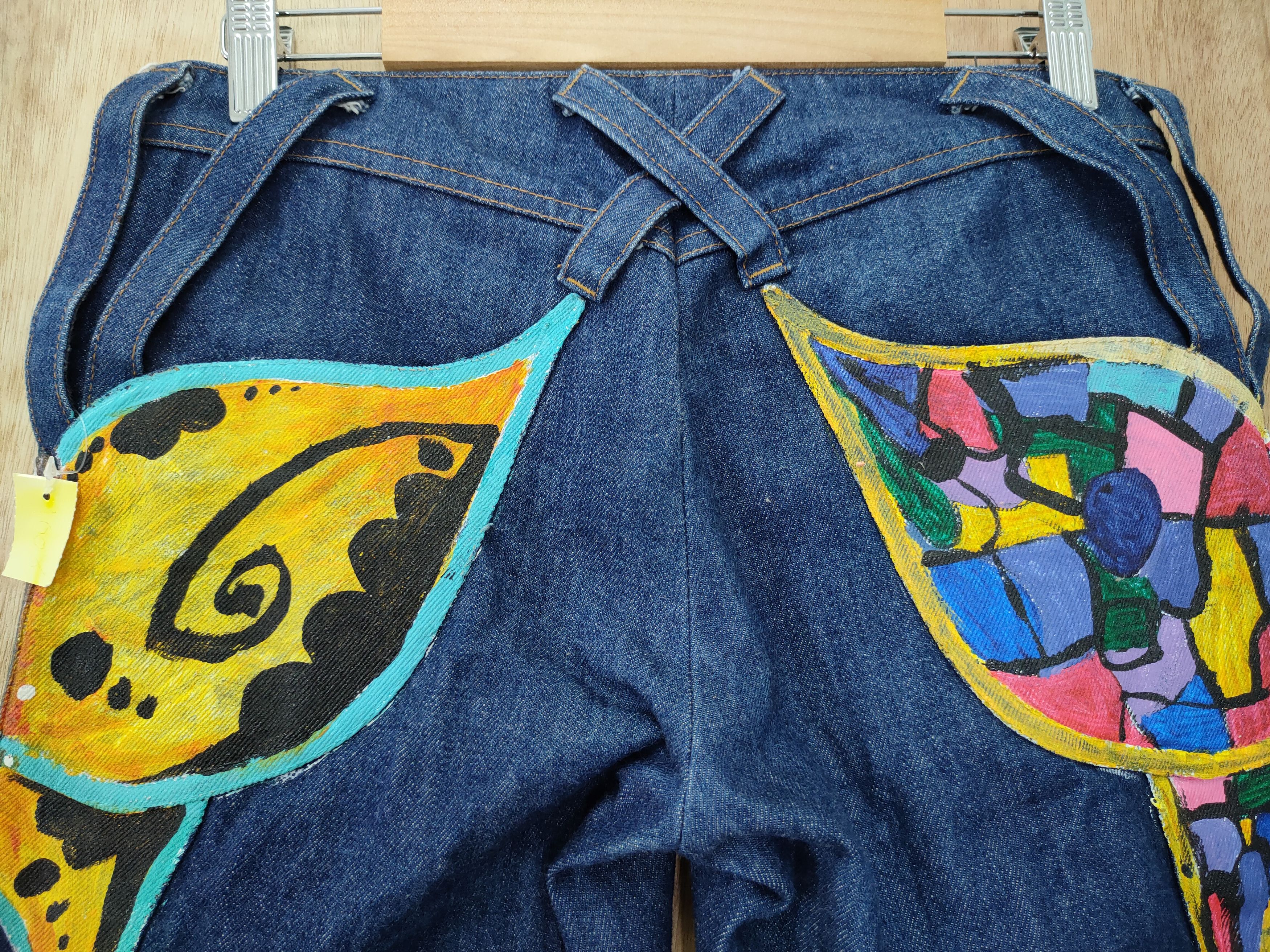 Dolce & Gabbana DL Dolce & Gabbana denim reworked reconstruct custom #1008T Size 27" / US 4 / IT 40 - 17 Thumbnail