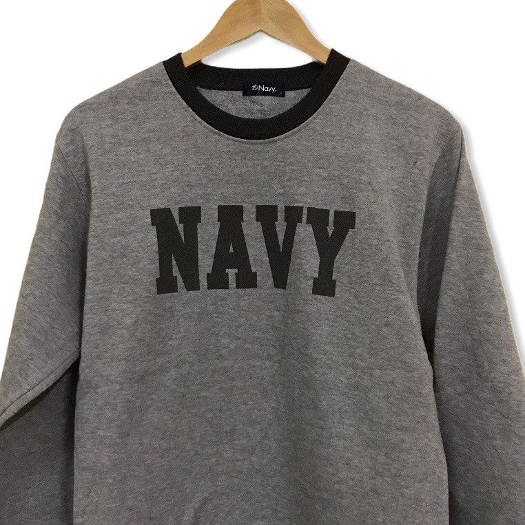 Japanese Brand Navy big logo sweatshirt Size US M / EU 48-50 / 2 - 3 Thumbnail