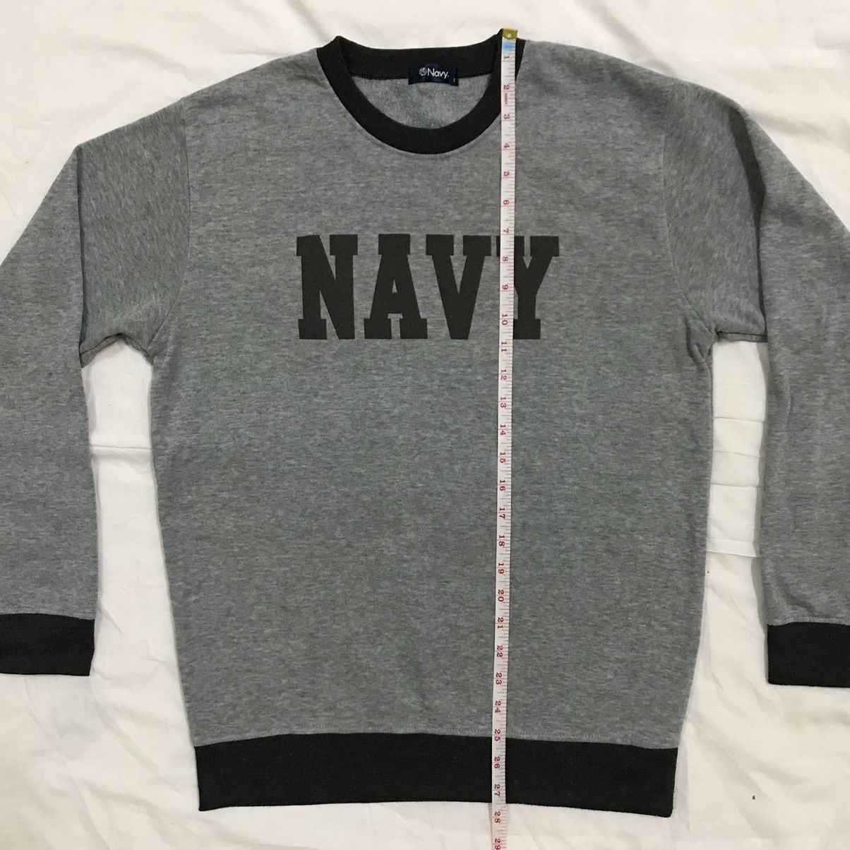 Japanese Brand Navy big logo sweatshirt Size US M / EU 48-50 / 2 - 7 Thumbnail