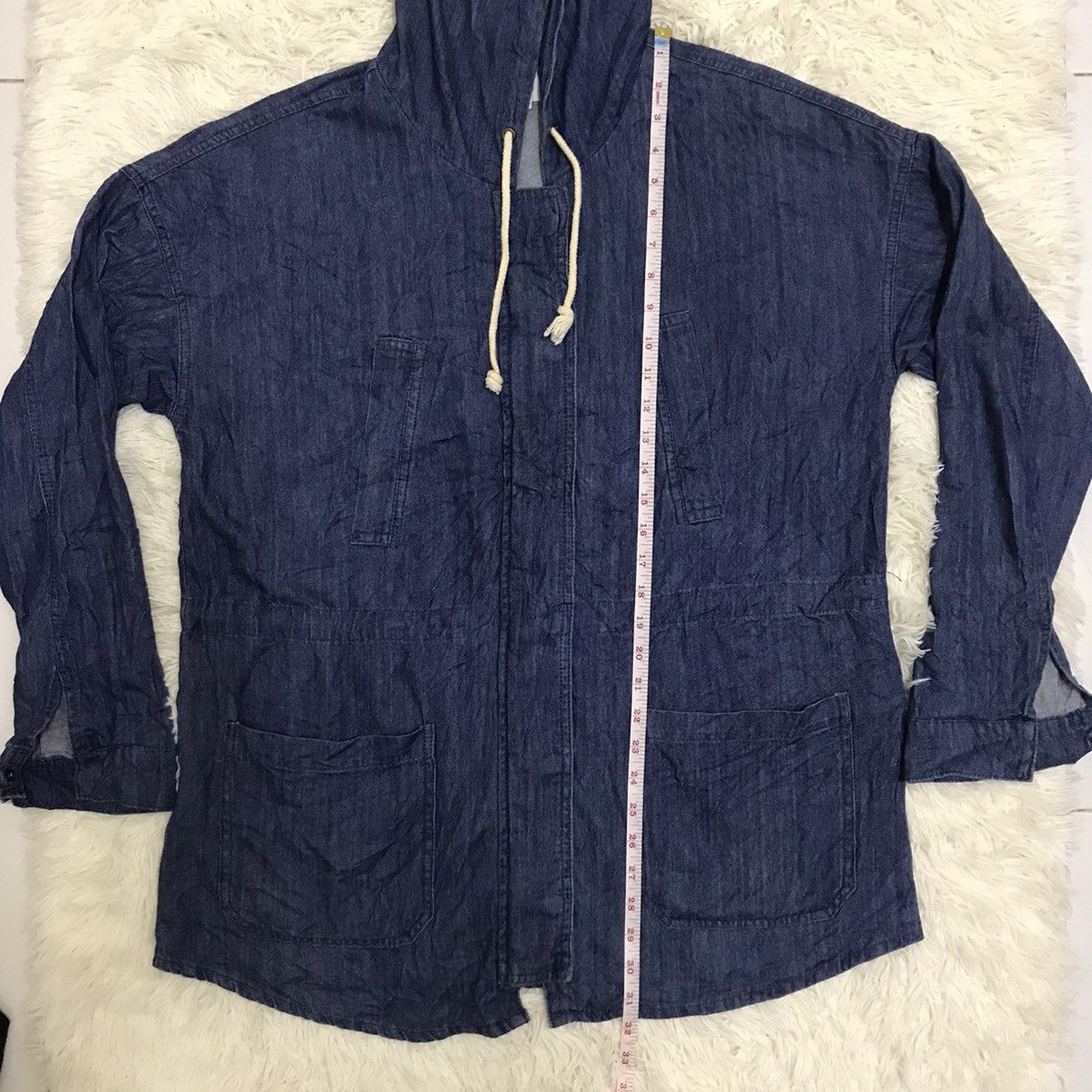 Forever 21 Forever 21 zip up denim sweater hoodie Size US XL / EU 56 / 4 - 9 Thumbnail