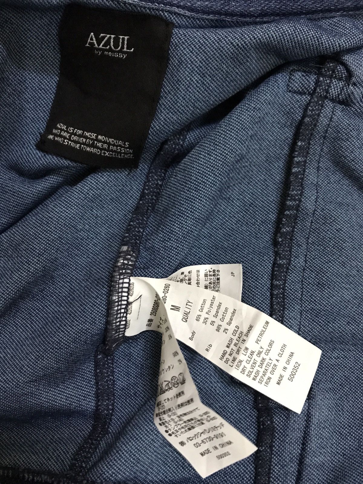 Designer Azul by moussy ladies jacket full zipper Size XXS / US 00 / IT 34 - 8 Thumbnail
