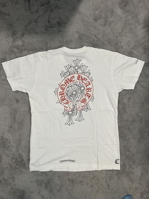 Chrome Hearts Chrome Hearts White Tee | Grailed