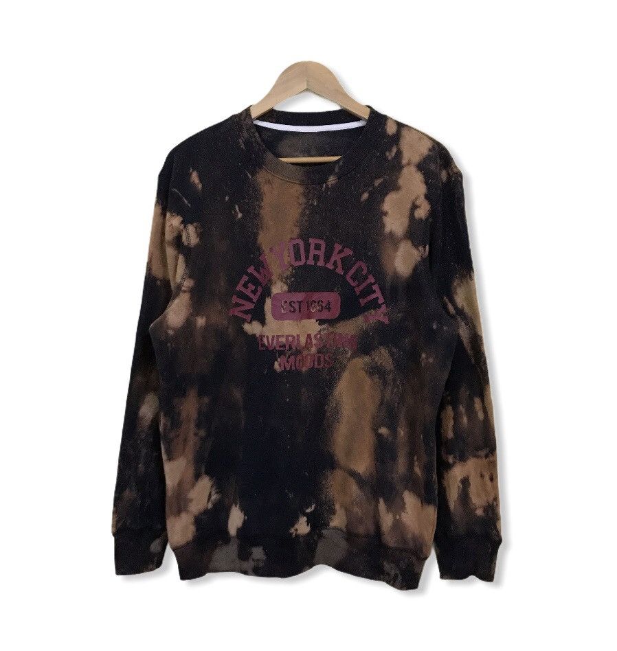GU Newyork city custom made bleach sweatshirt Size US L / EU 52-54 / 3 - 1 Thumbnail