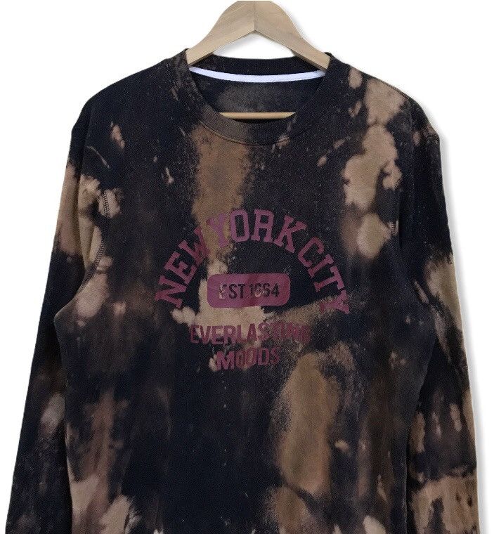GU Newyork city custom made bleach sweatshirt Size US L / EU 52-54 / 3 - 3 Thumbnail