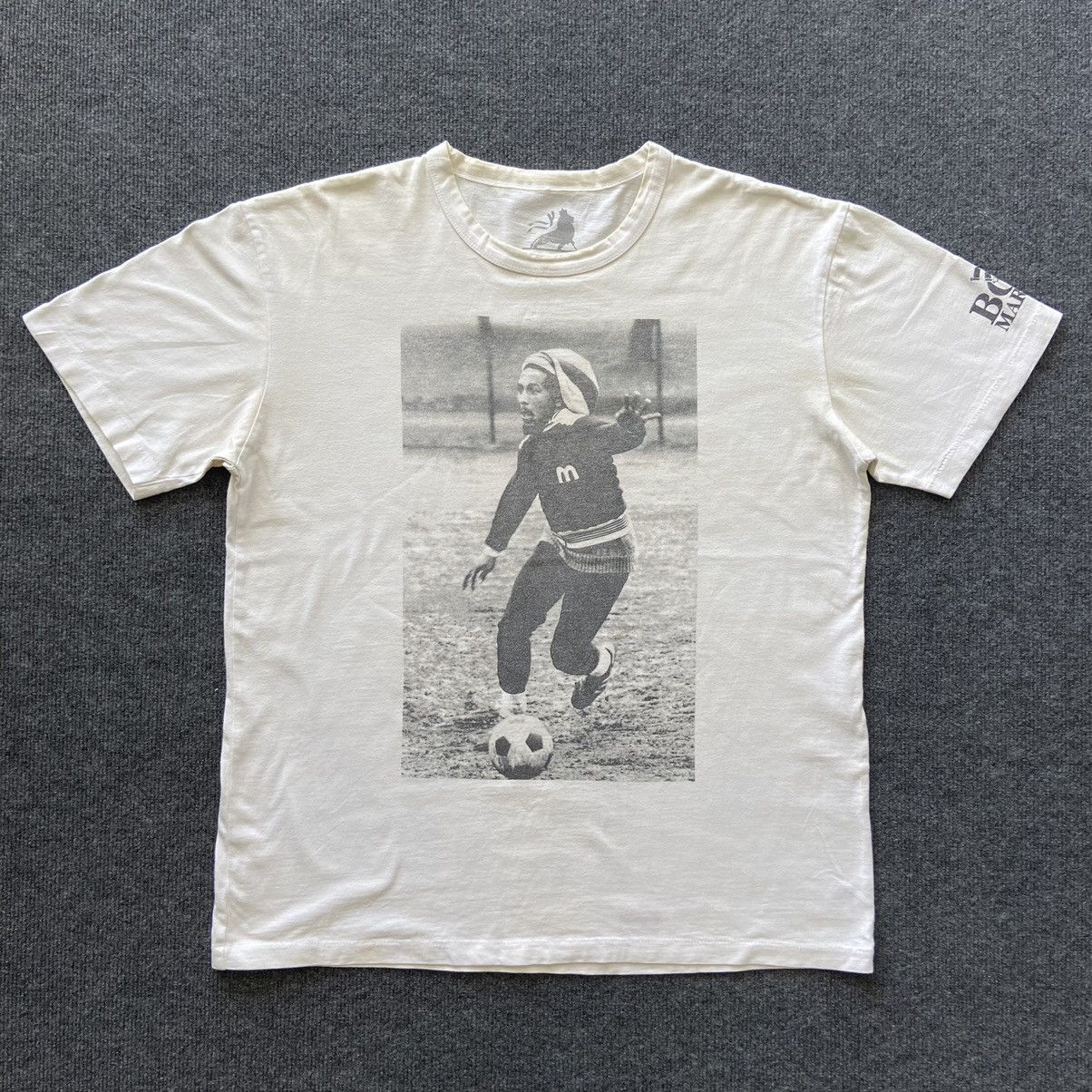 Bob Marley × Vintage Bob Marley Jamaican Reggae Singer Tshirt Size US L / EU 52-54 / 3 - 1 Thumbnail